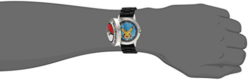 RELOJ HOMBRE ANÁLOGO POK9025 POKEMON CUARZO CORREA NEGRO 18 SILICONA - 3