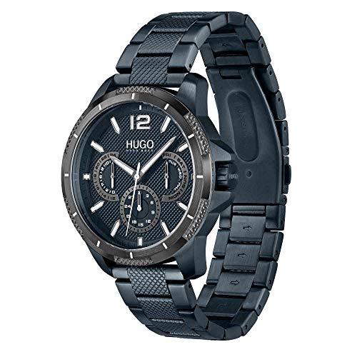 RELOJ HUGO BOSS HOMBRE 1530194 CORREA AZUL 22 ACERO INOXIDABLE CUARZO - 2
