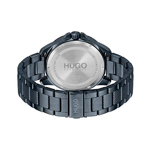 RELOJ HUGO BOSS HOMBRE 1530194 CORREA AZUL 22 ACERO INOXIDABLE CUARZO - 3