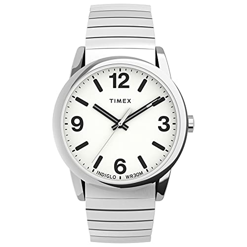 RELOJ TIMEX HOMBRE TW2U988009J EASY READER BOLD 1.496IN PLATEADO - 1