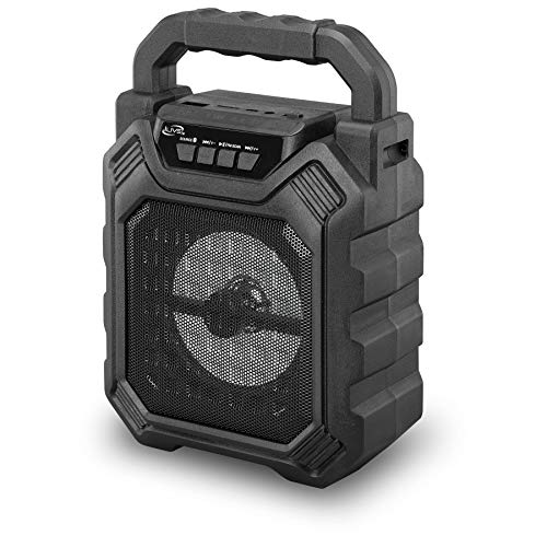 ILIVE ISB199B - ALTAVOZ INALÁMBRICO PARA FIESTA CON EFECTOS DE LUZ LED Y BATERÍA RECARGABLE INCORPORADA COLOR NEGRO - 3