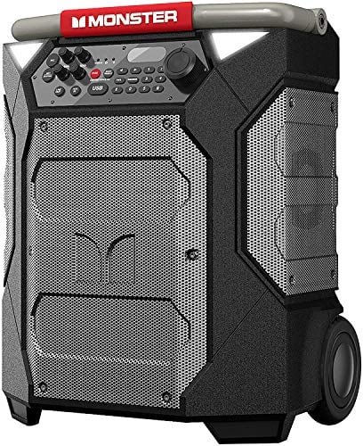 MONSTER ROCKIN' ROLLER 270 - ALTAVOZ INALÁMBRICO PORTÁTIL PARA INTERIORES Y EXTERIORES 200 WATTS HASTA 100 HORAS DE REPR - 1