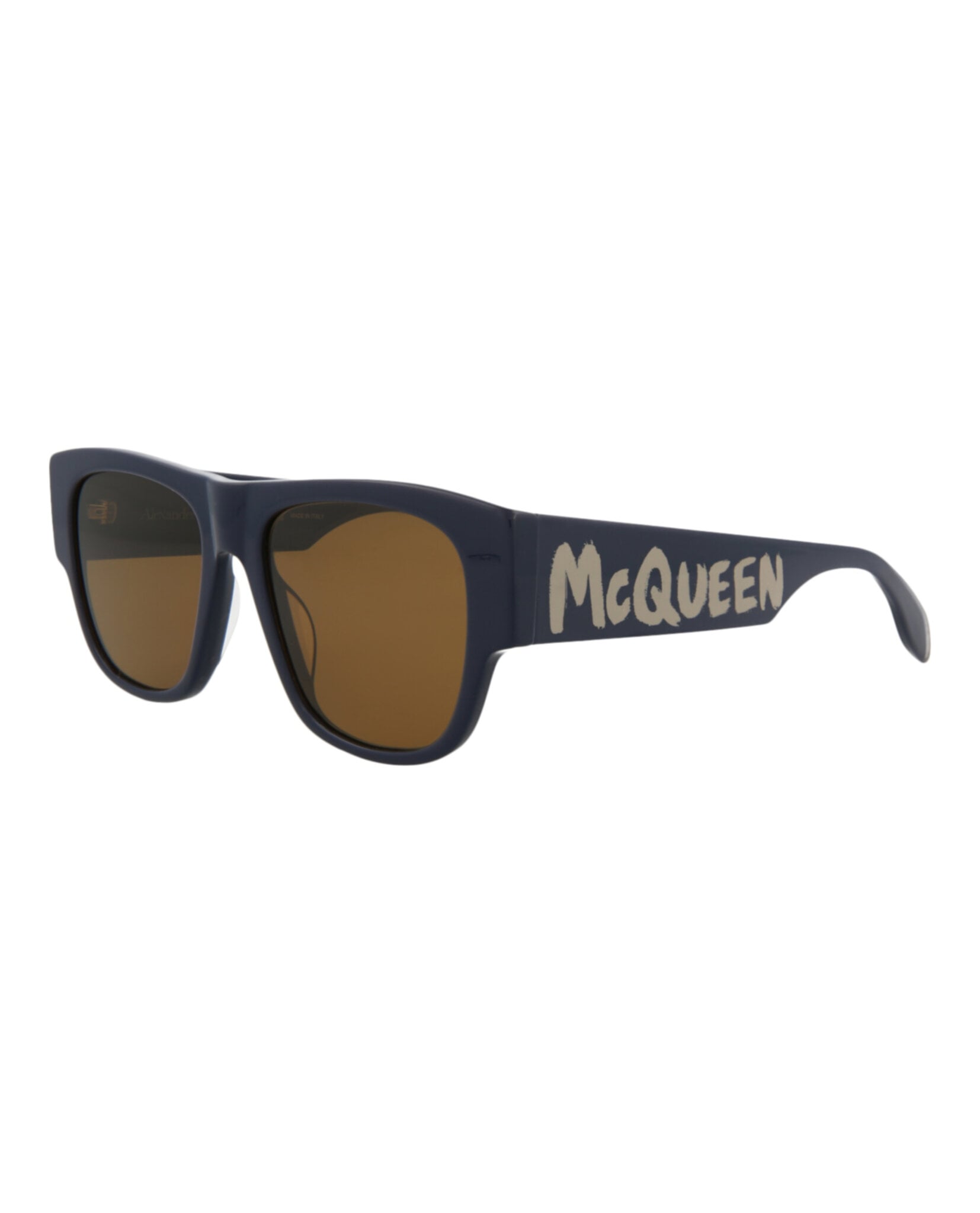 GAFAS DE SOL ALEXANDER MCQUEEN GAFAS DE SOL DE ACETATO CON MONTURA CUADRADA (HOMBRE) EN AZUL AZUL MARRÓN - 2