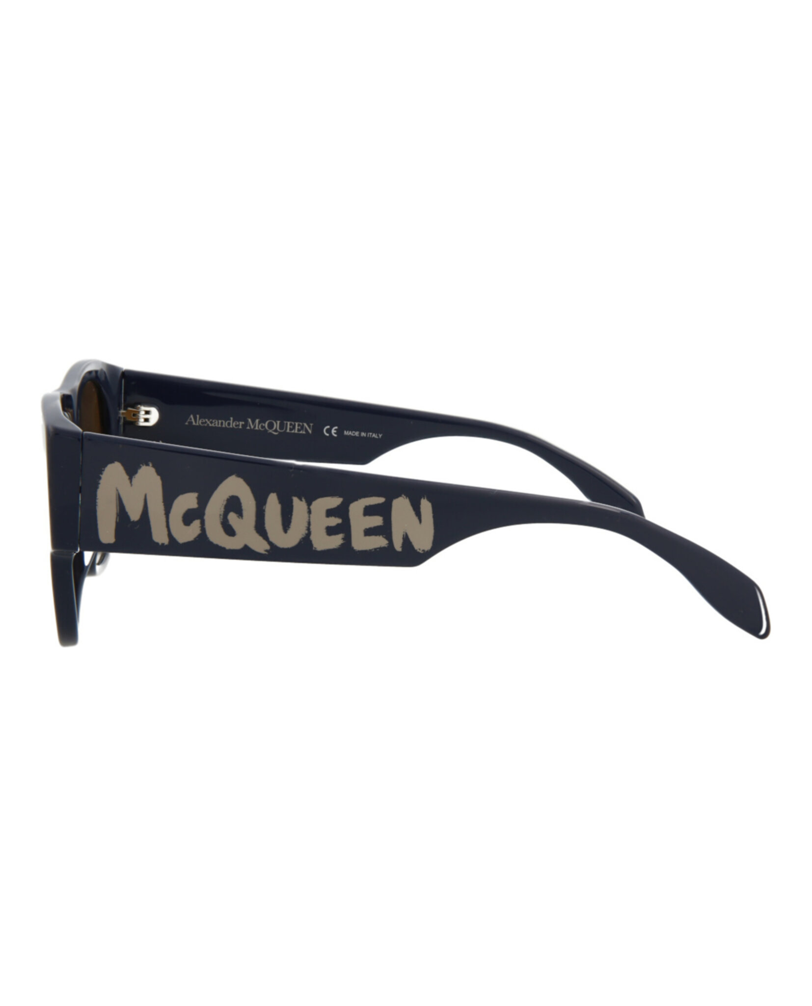 GAFAS DE SOL ALEXANDER MCQUEEN GAFAS DE SOL DE ACETATO CON MONTURA CUADRADA (HOMBRE) EN AZUL AZUL MARRÓN - 3