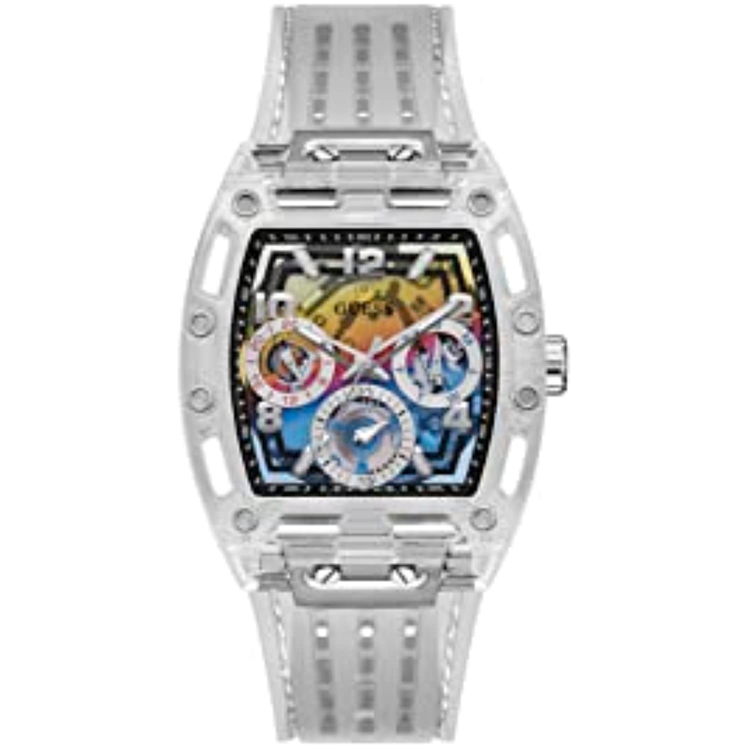 RELOJ GUESS HOMBRE DEPORTIVO GW0499G3 TRANSPARENTE - 1