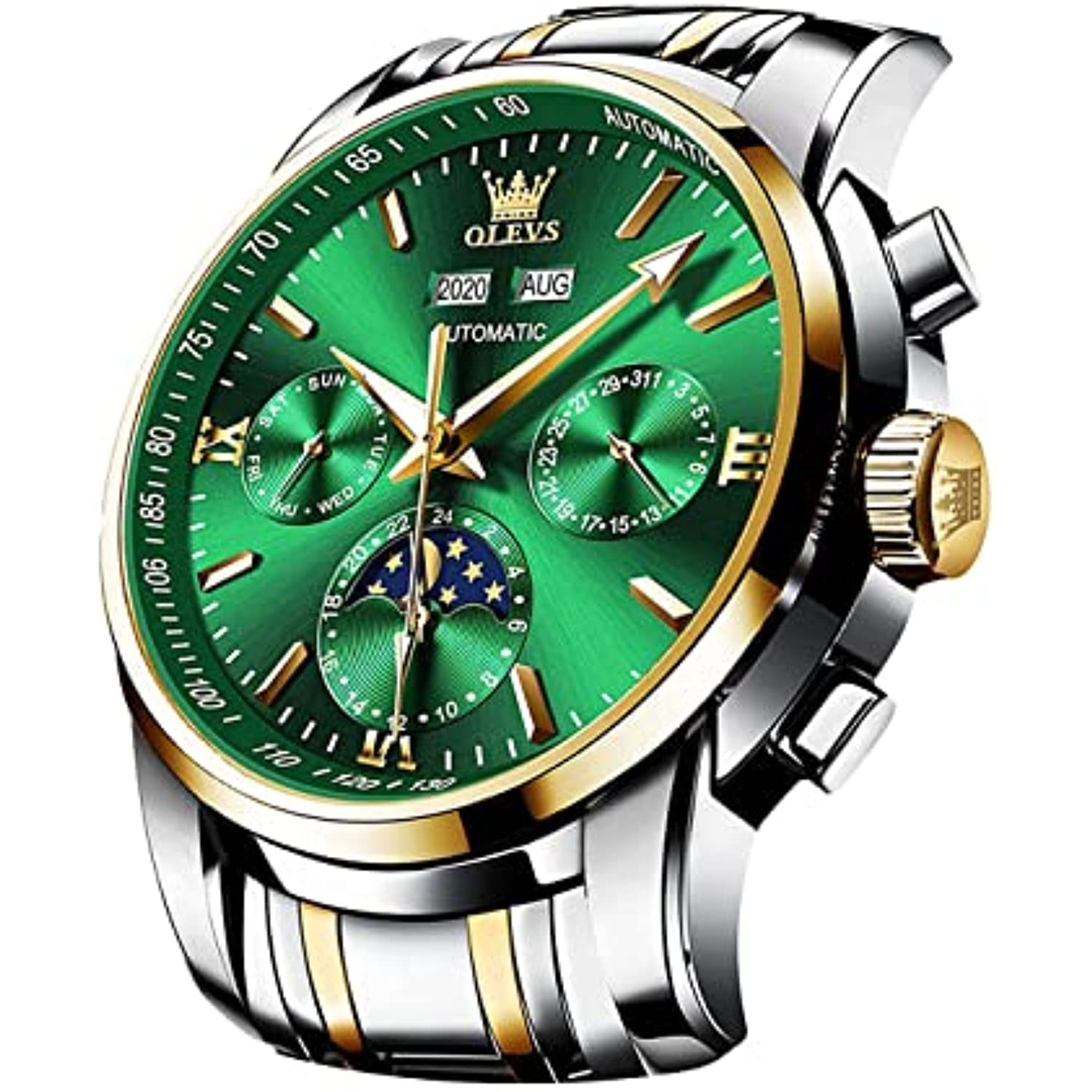 RELOJ OLEVS HOMBRE GX-S-G6633G-JLV LUJO BLANCO - 1