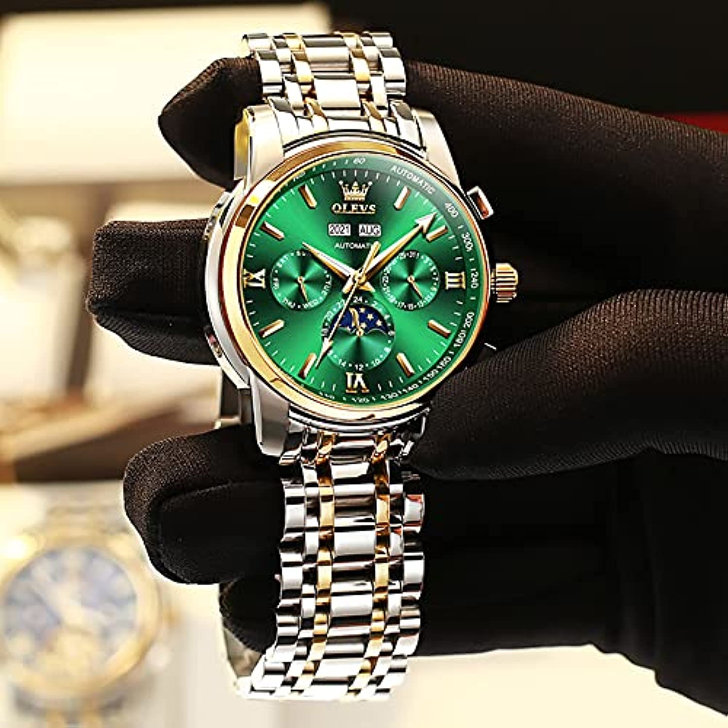 RELOJ OLEVS HOMBRE GX-S-G6633G-JLV LUJO BLANCO - 3