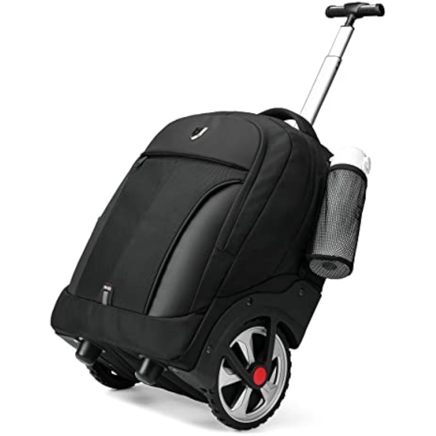 MOCHILA CON RUEDAS YHYGS  UNISEX EN NEGRO - 1