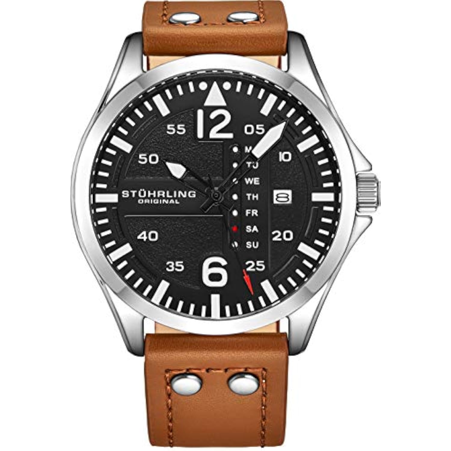 RELOJ STUHRLING ORIGINAL HOMBRE 3916.2 MARRÓN - 1