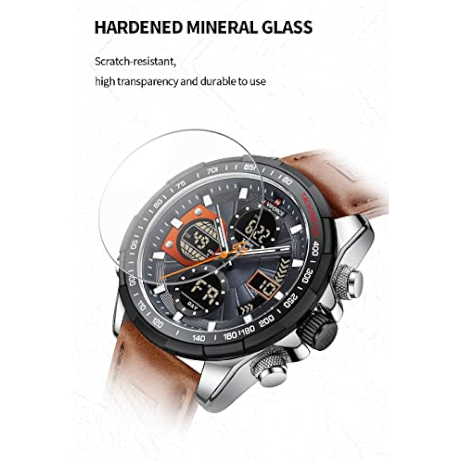 RELOJ NAVIFORCE HOMBRE NF9197L-SGYOBN MARRÓN - 4