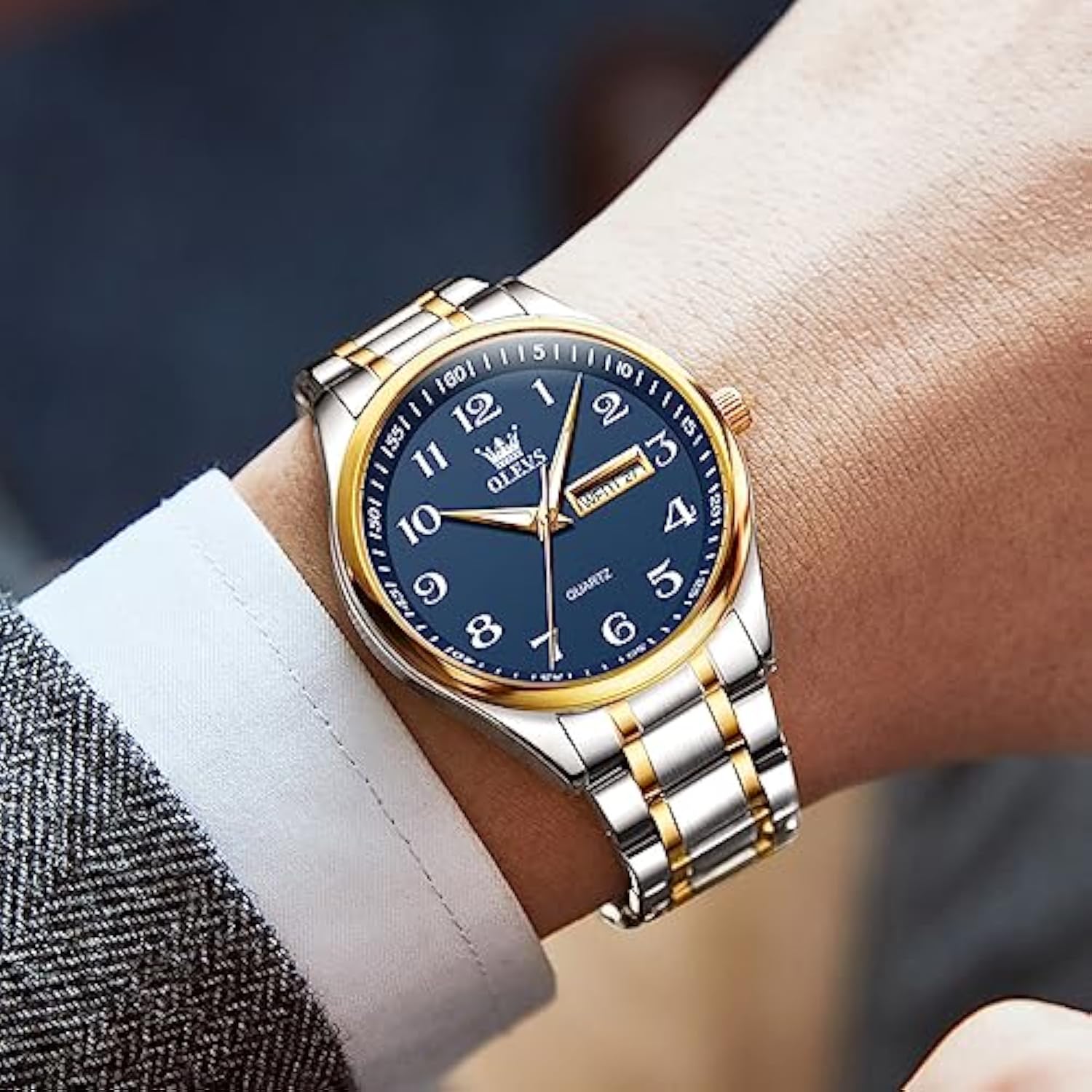 RELOJ OLEVS HOMBRE OUW-S-G5567GJ-JJL PLATEADO - 2