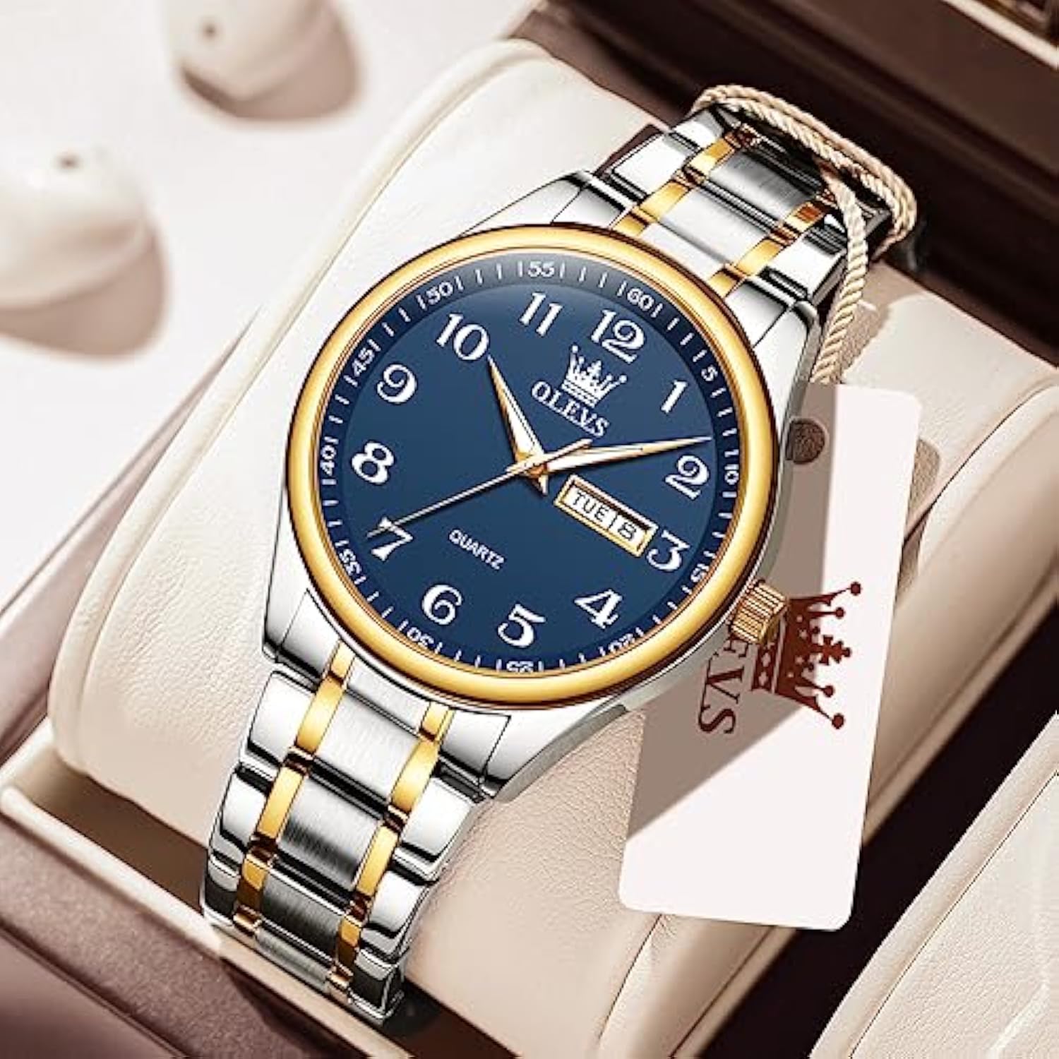 RELOJ OLEVS HOMBRE OUW-S-G5567GJ-JJL PLATEADO - 4