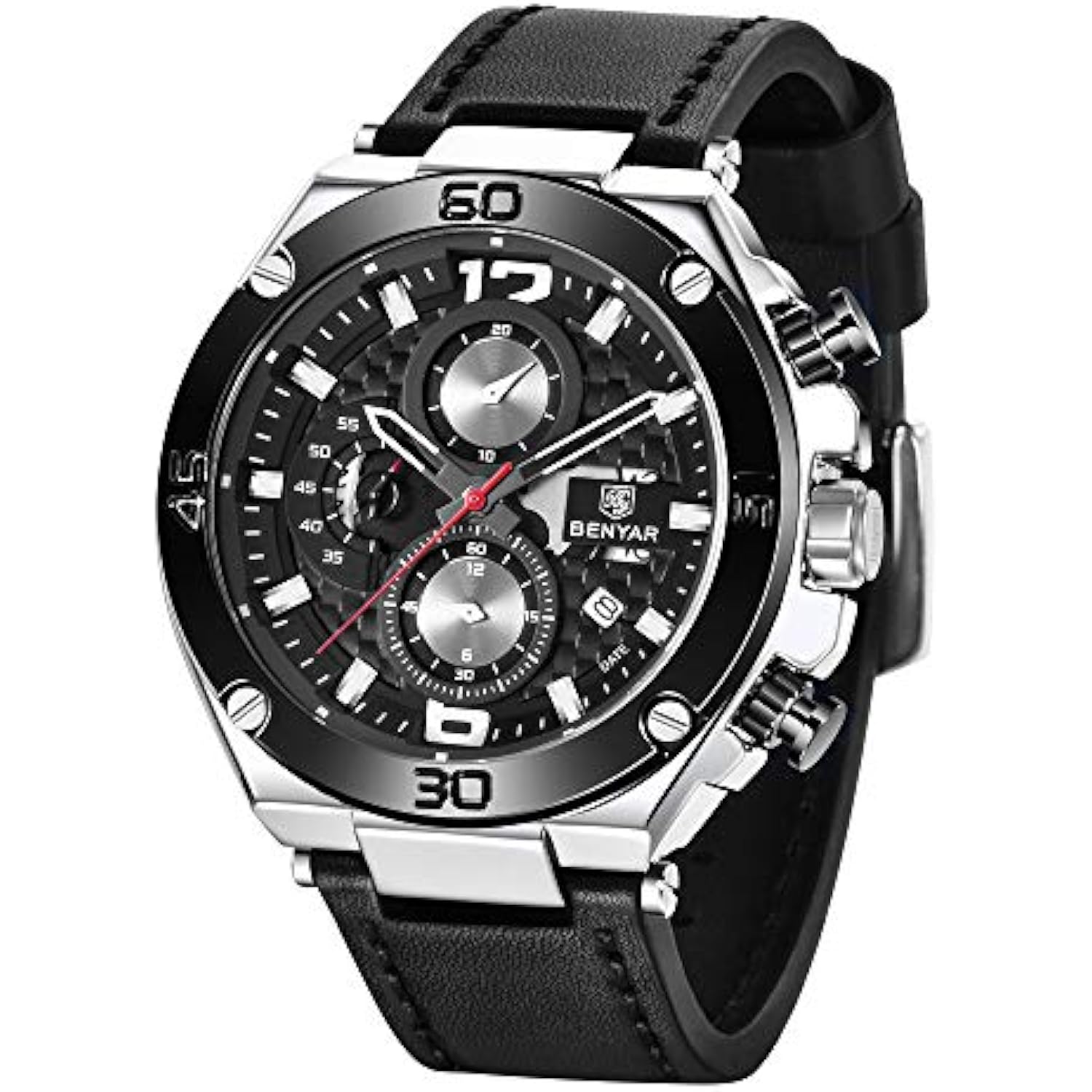 RELOJ CEYADG HOMBRE BY-5151M NEGRO - 1