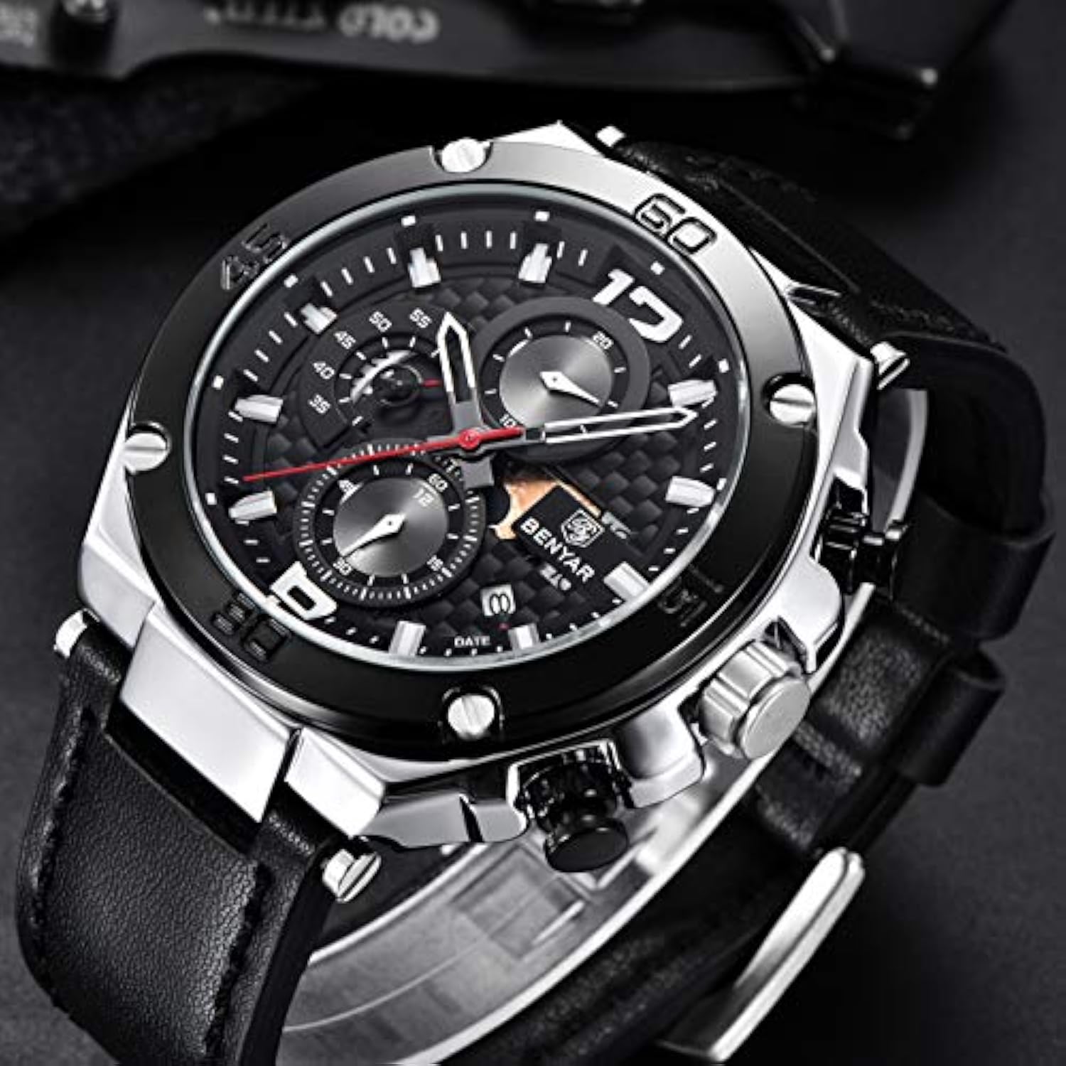 RELOJ CEYADG HOMBRE BY-5151M NEGRO - 2