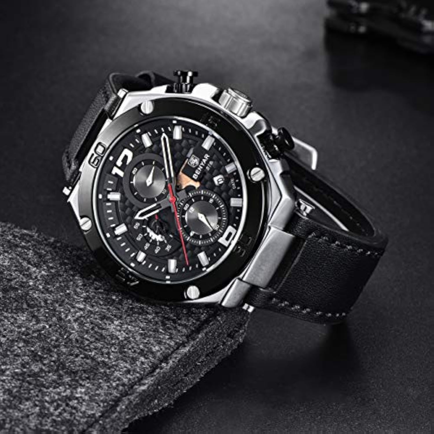 RELOJ CEYADG HOMBRE BY-5151M NEGRO - 3