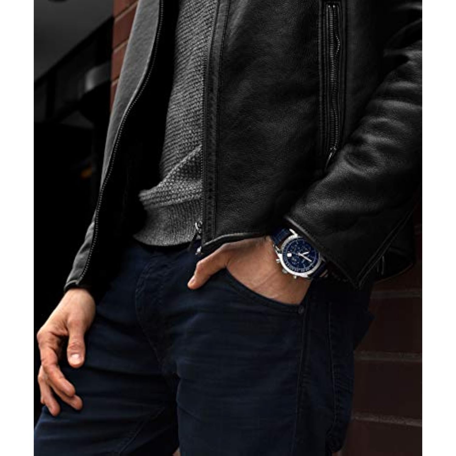 RELOJ STUHRLING ORIGINAL HOMBRE 3975LM.2 AZUL - 3