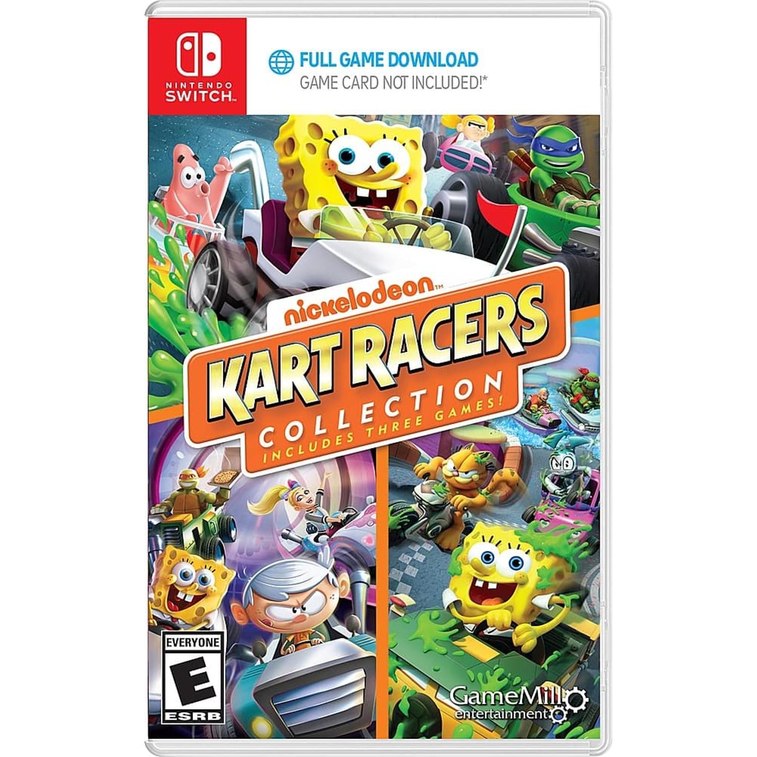 JUEGO NINTENDO SWITCH COLECCIÓN DE KARTS DE NICKELODEON CÓDIGO EN CAJA - 1