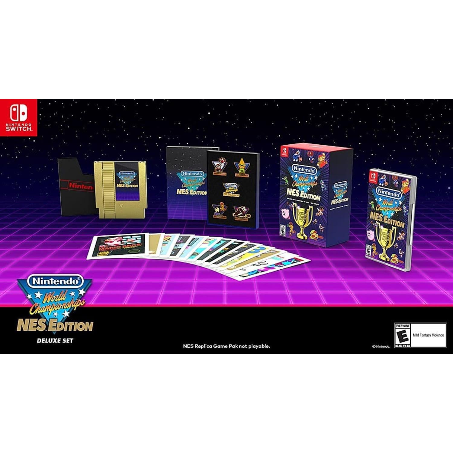 JUEGO NINTENDO SWITCH EDICIÓN DELUXE DEL NINTENDO WORLD CHAMPIONSHIPS NES MODELO OLED, , LITE - 1