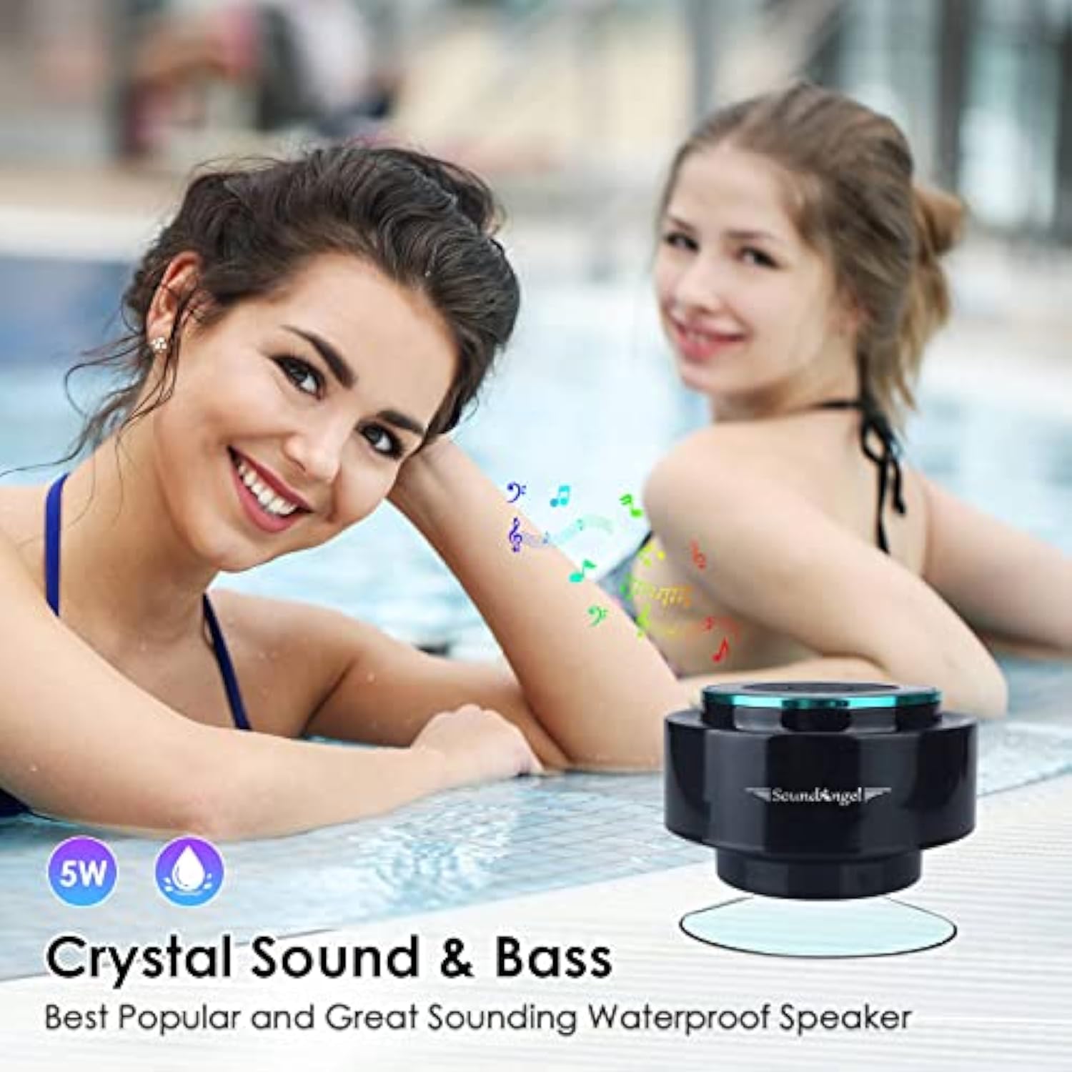 XLEADER ALTAVOZ DE DUCHA ACTUALIZADO CERTIFICADO IPX7 IMPERMEABLE - 4