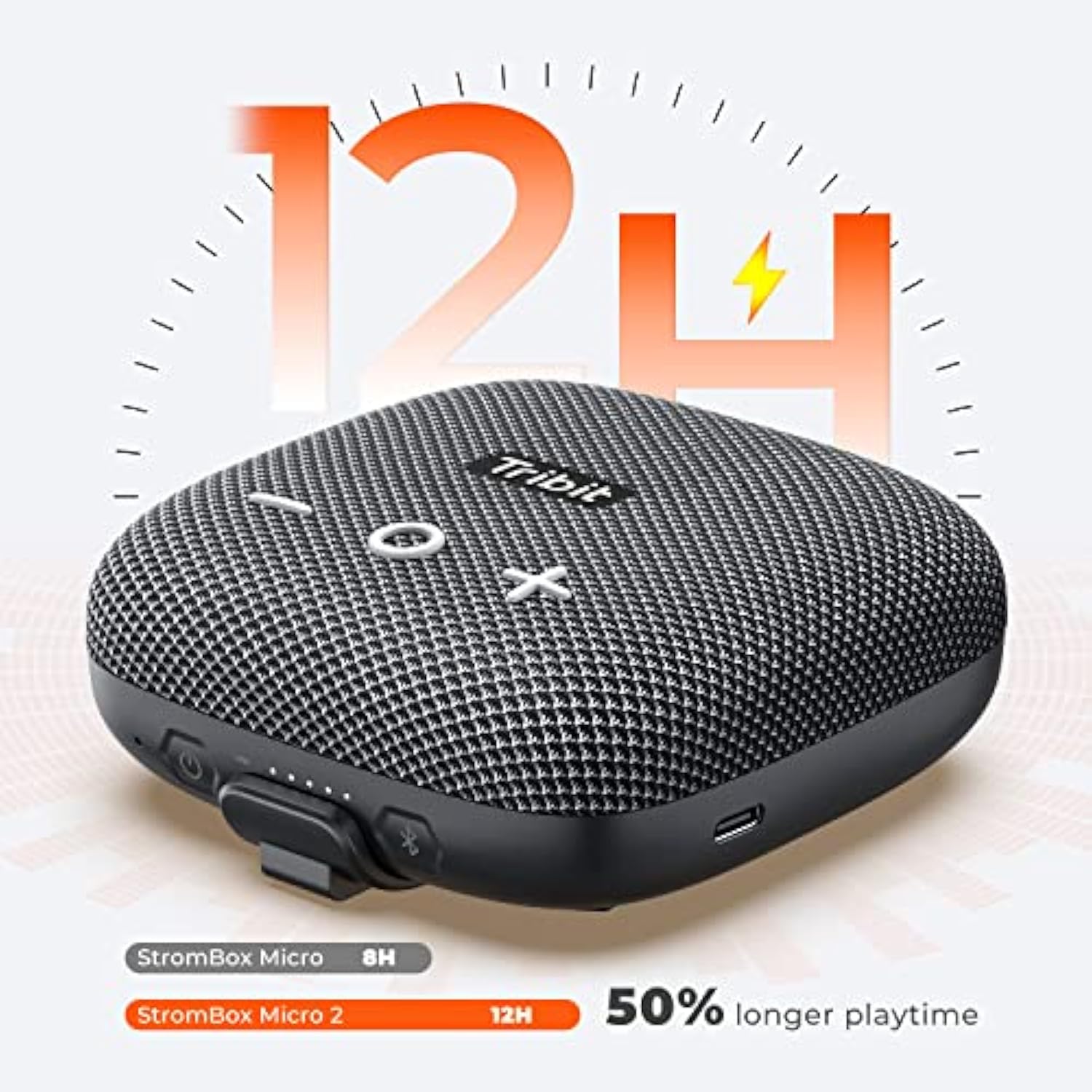 TRIBIT STORMBOX MICRO 2 ALTAVOZ PORTÁTIL 90 DB DE SONIDO FUERTE - 4