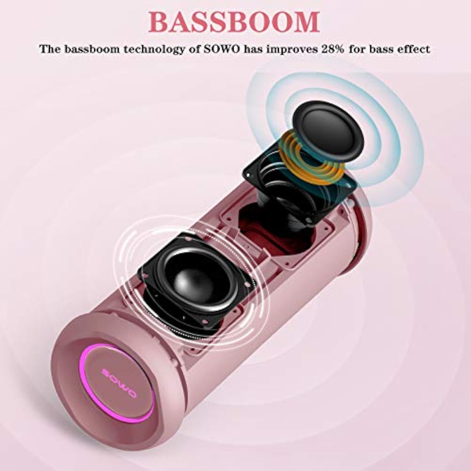 ALTAVOZ BLUETOOTH PORTÁTIL PARA EXTERIORES ALTAVOZ INALÁMBRICO IPX7 - 2