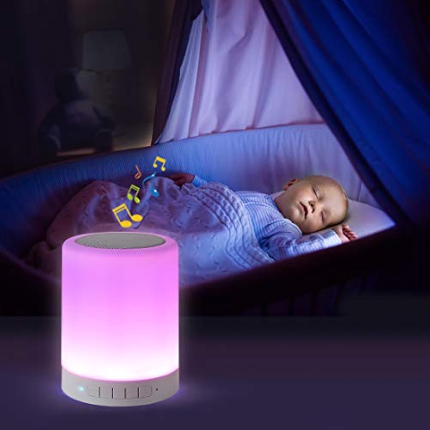 KPR ALTAVOZ BLUETOOTH CON LUZ NOCTURNA ALTAVOCES INALÁMBRICOS - 6