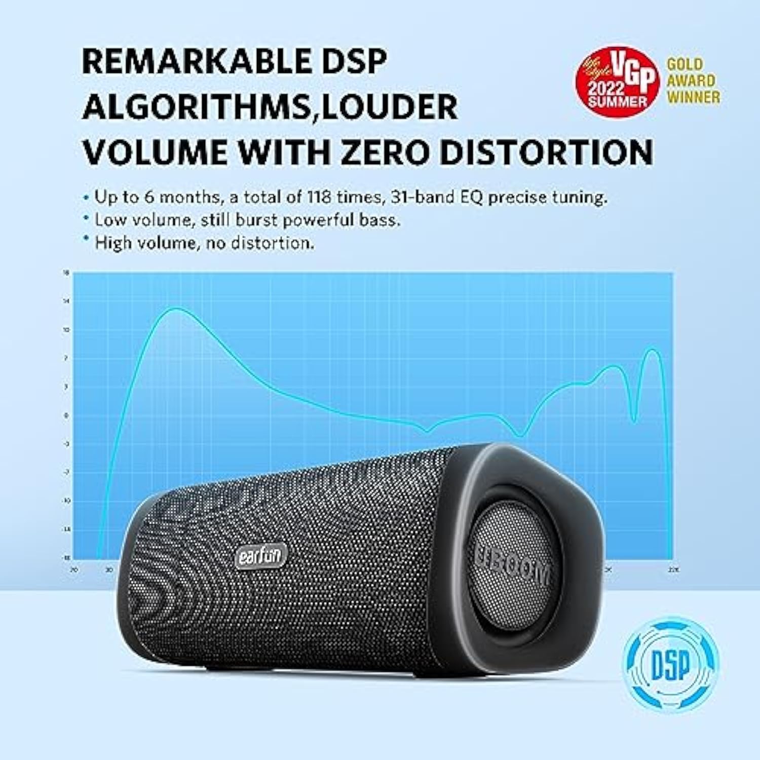 EARFUN UBOOM L - ALTAVOZ PORTÁTIL DE 28 W SONIDO ESTÉREO FUERTE - 2