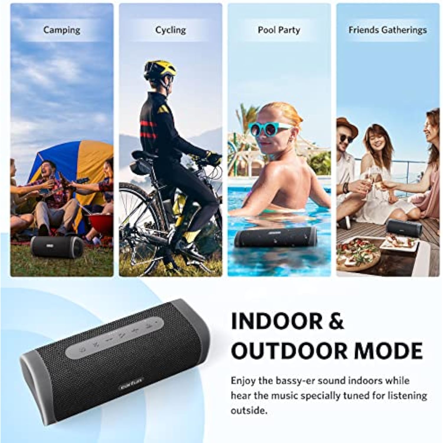 EARFUN UBOOM L - ALTAVOZ PORTÁTIL DE 28 W SONIDO ESTÉREO FUERTE - 5