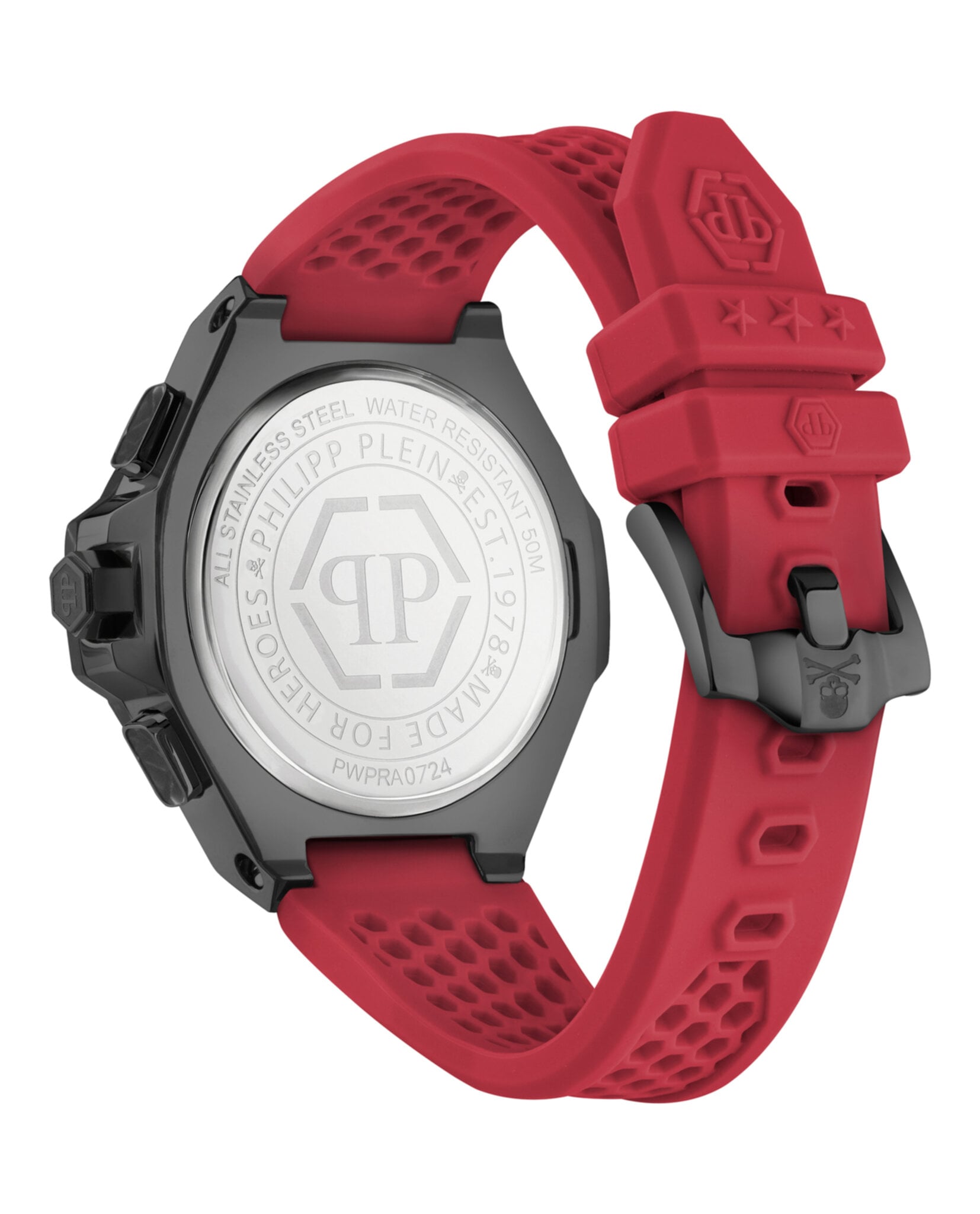 CRONO PHILIPP PLEIN ROYAL SILICONA NEGRO MATE (HOMBRE) - 3