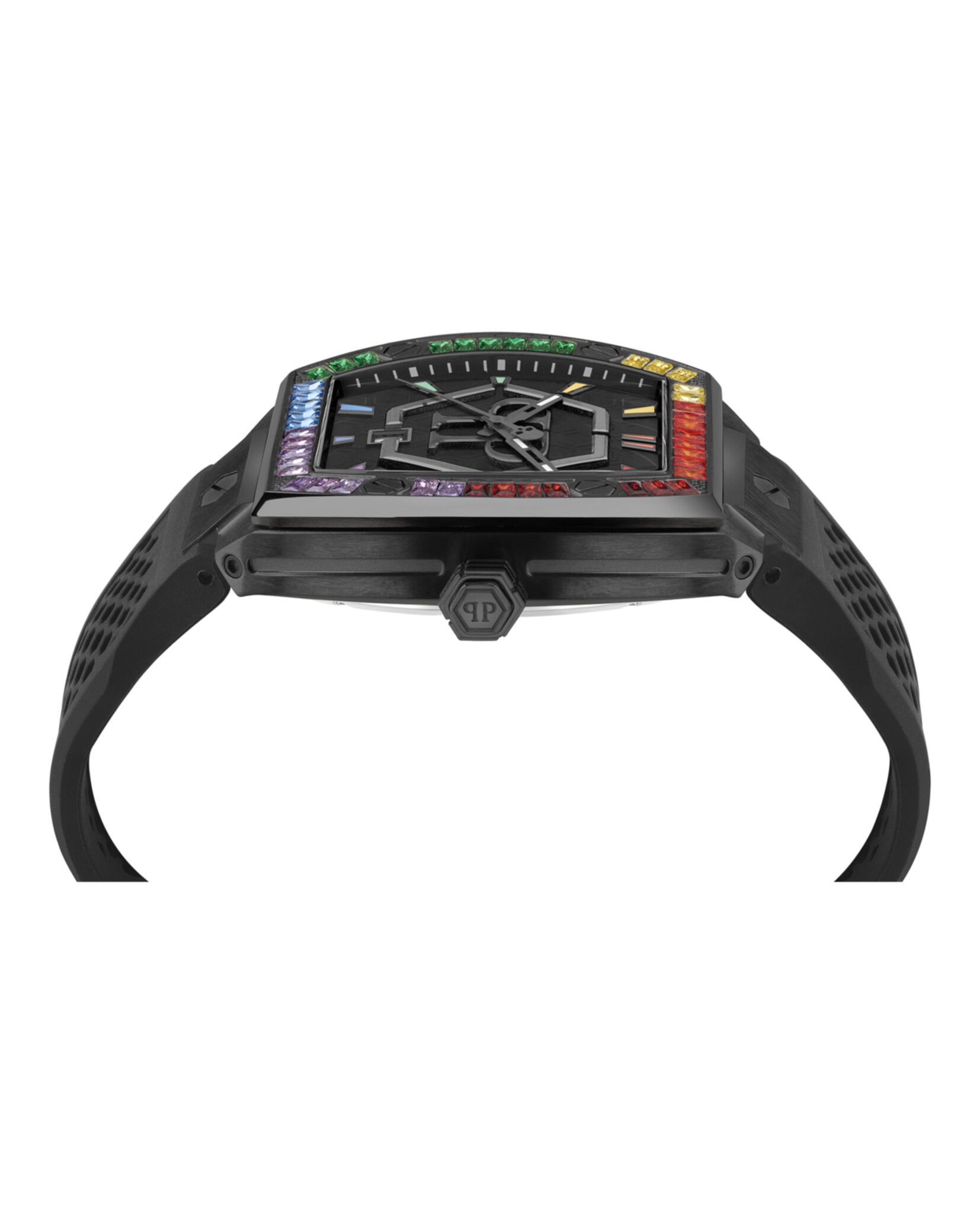 RELOJ PHILIPP PLEIN HEXAGON PHANTOM SILICONA NEGRO (HOMBRE) - 2