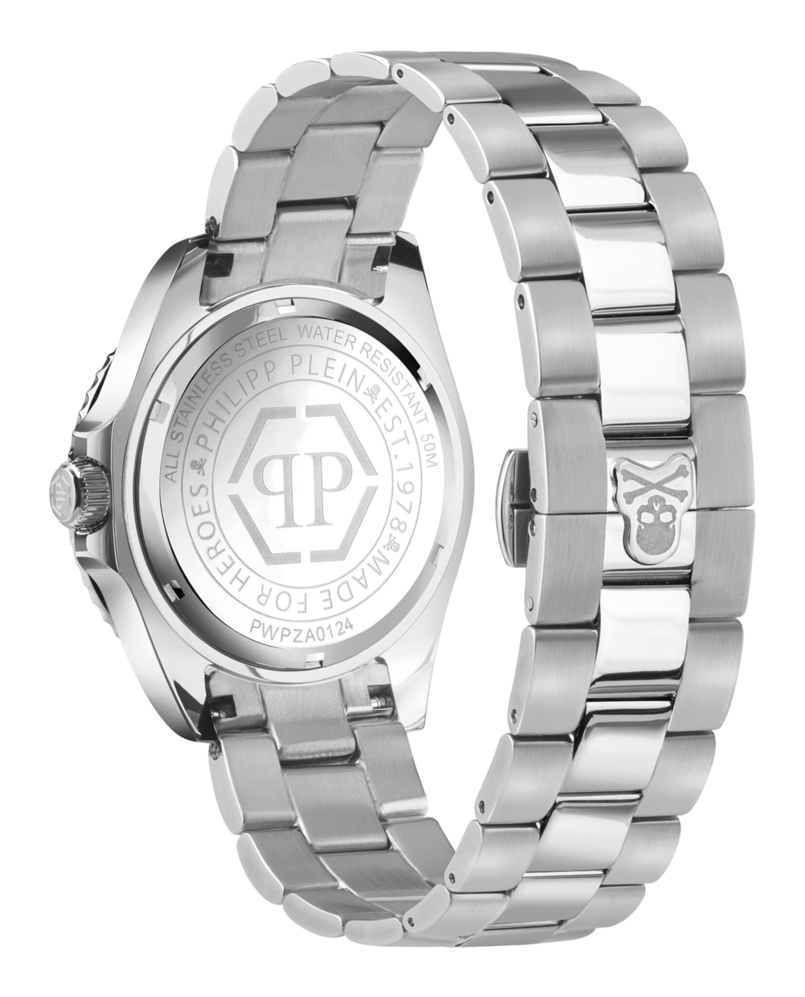 RELOJ PHILIPP PLEIN GMT-I CHALLENGER BAGUETTES (HOMBRE) ACERO - 3