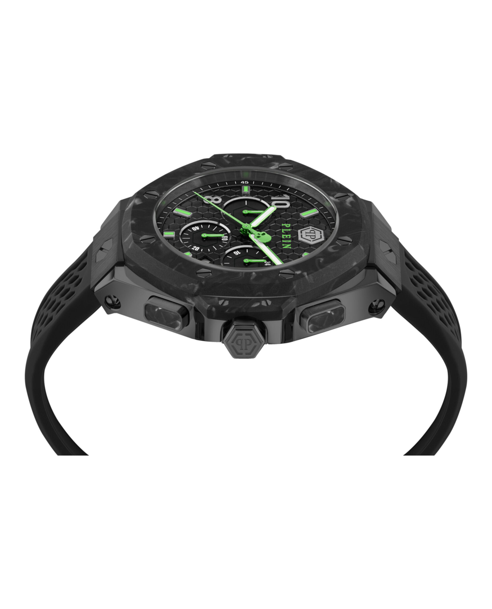 CRONO PHILIPP PLEIN ROYAL SILICONA NEGRO MATE (HOMBRE) - 2