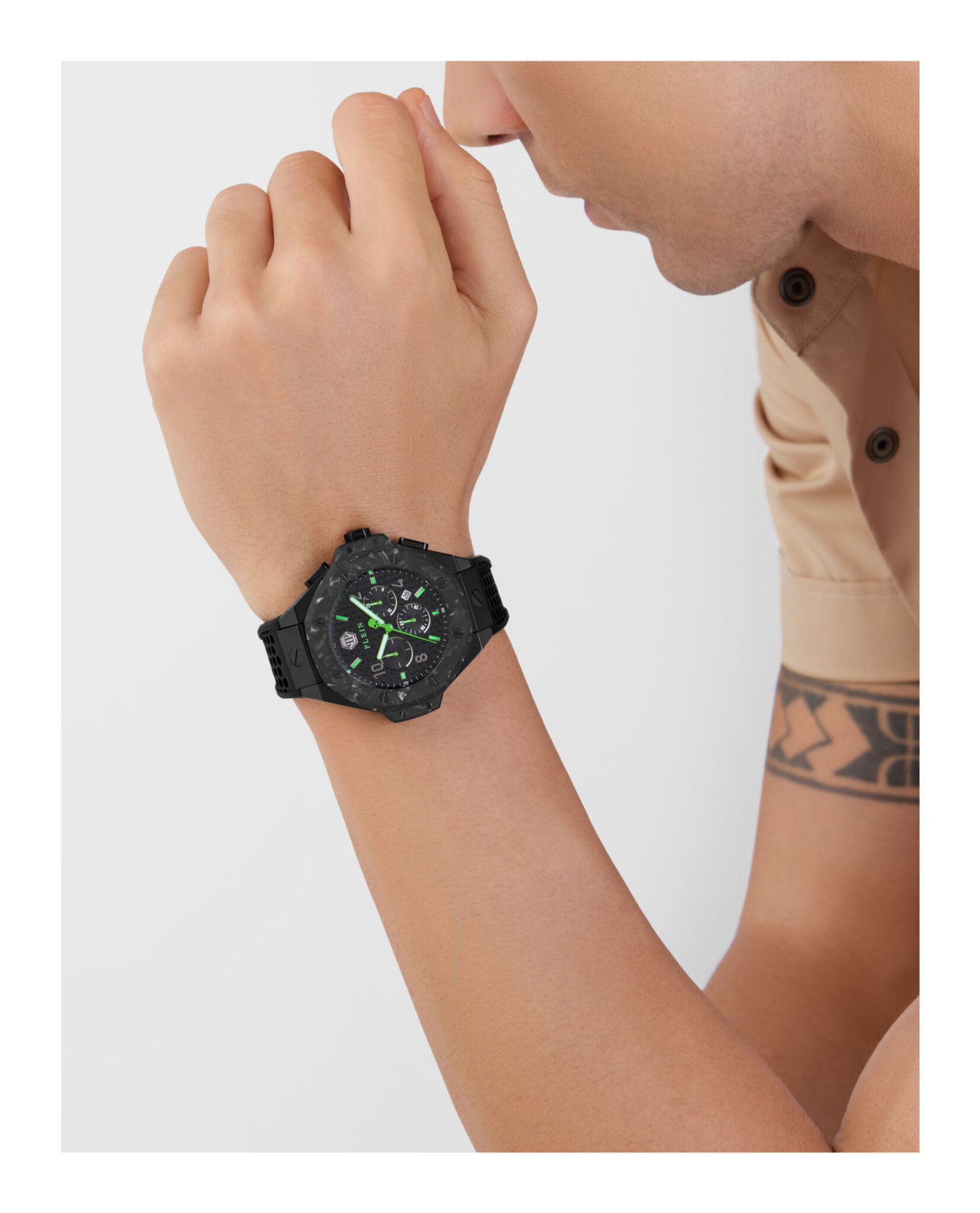 CRONO PHILIPP PLEIN ROYAL SILICONA NEGRO MATE (HOMBRE) - 5