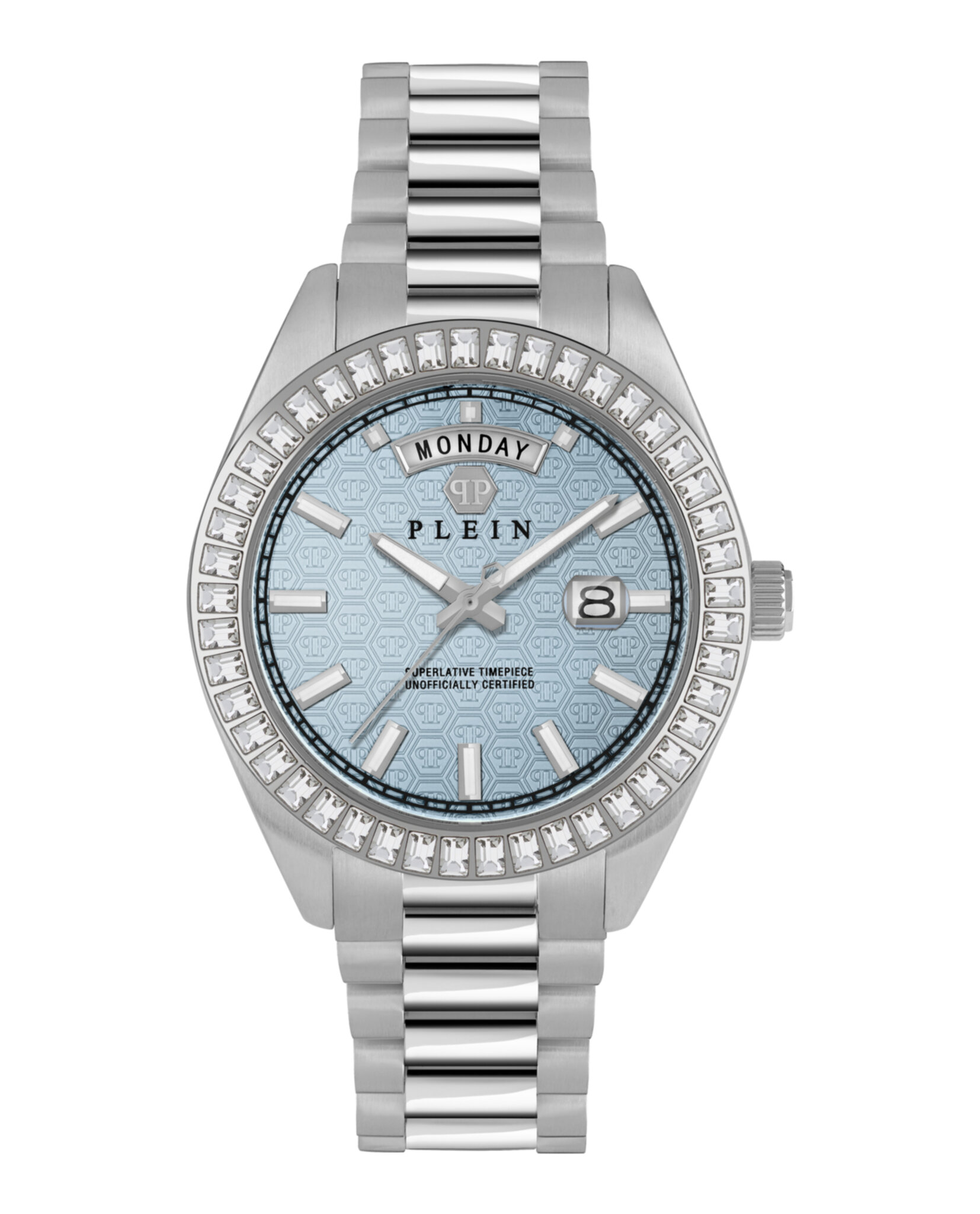 RELOJ PHILIPP PLEIN DATE SUPERLATIVE CRYSTAL WATCH (HOMBRE) ACERO - 1