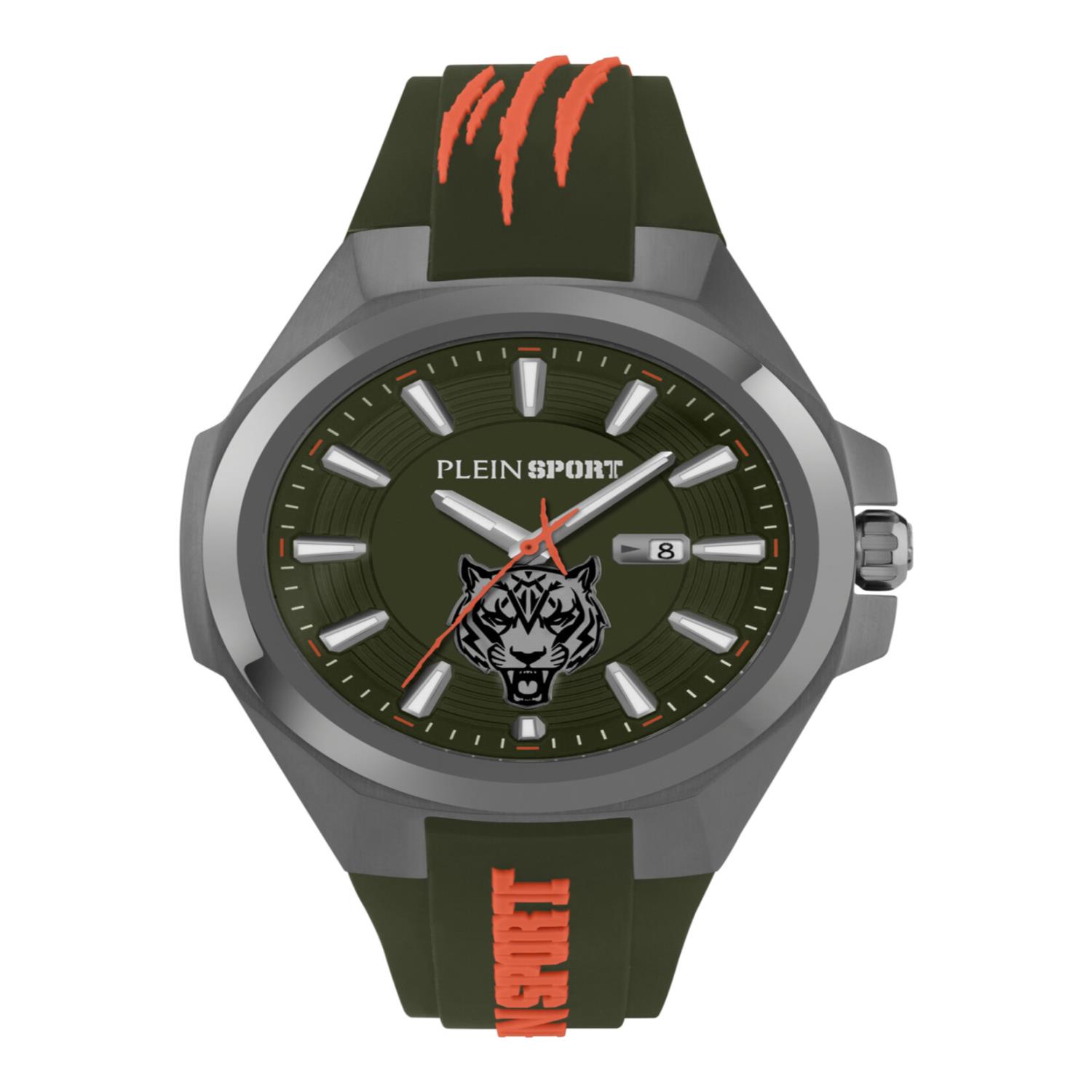 Plein Sport TIGERMASTER – Orologio Uomo Quarzo 47mm Cassa Acciaio E Silcone - 4