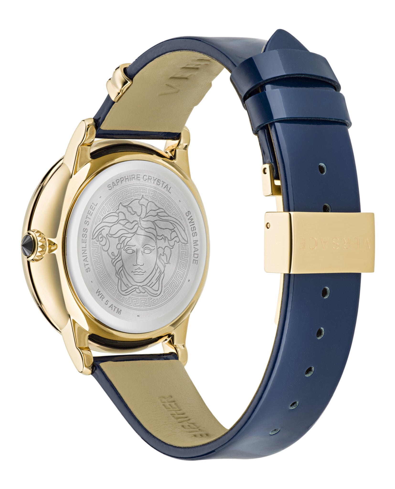 RELOJ VERSACE MEDUSA ALCHEMY CON CORREA DE PIEL (MUJER) ORO AMARILLO - 3