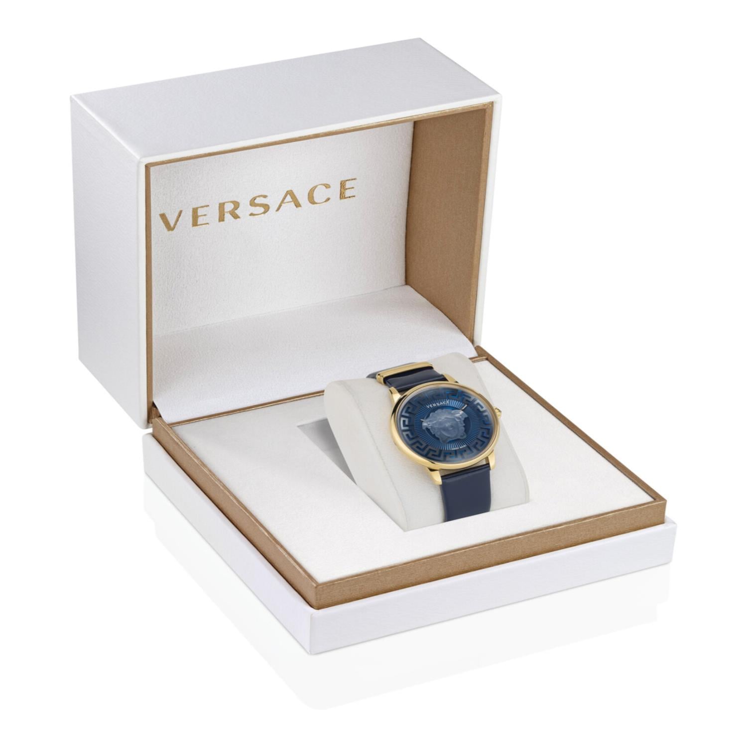 RELOJ VERSACE MEDUSA ALCHEMY CON CORREA DE PIEL (MUJER) ORO AMARILLO - 4