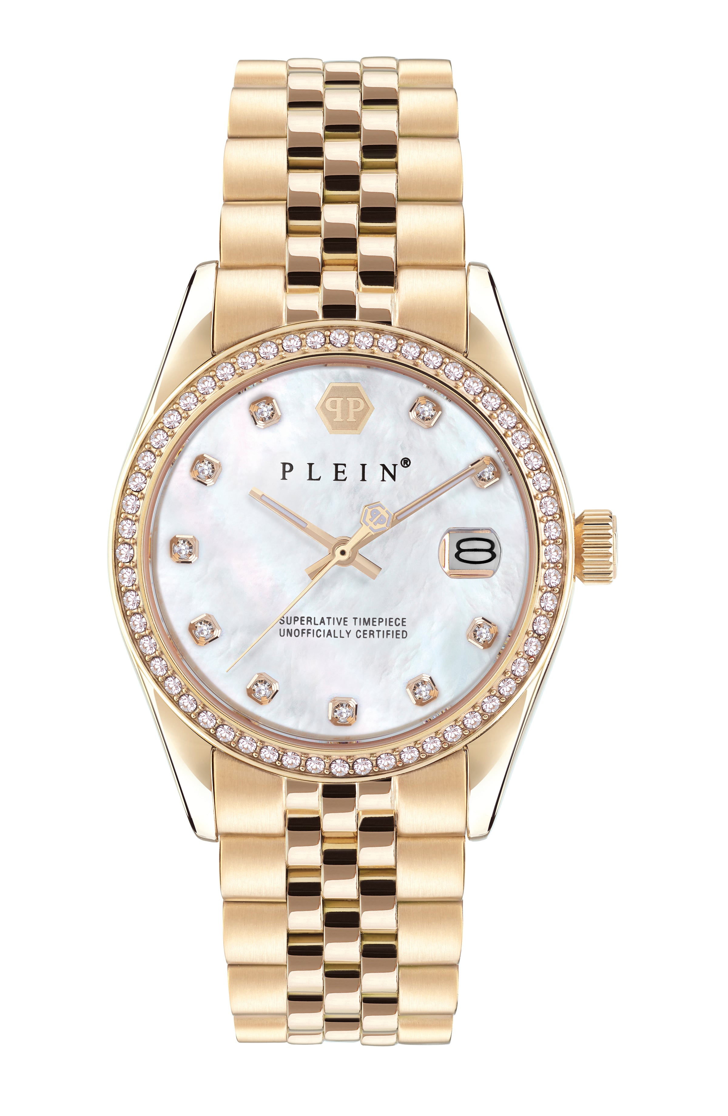 RELOJ PHILIPP PLEIN SUPERLATIVE CRYSTAL ORO ELEGANTE (MUJER) - 1