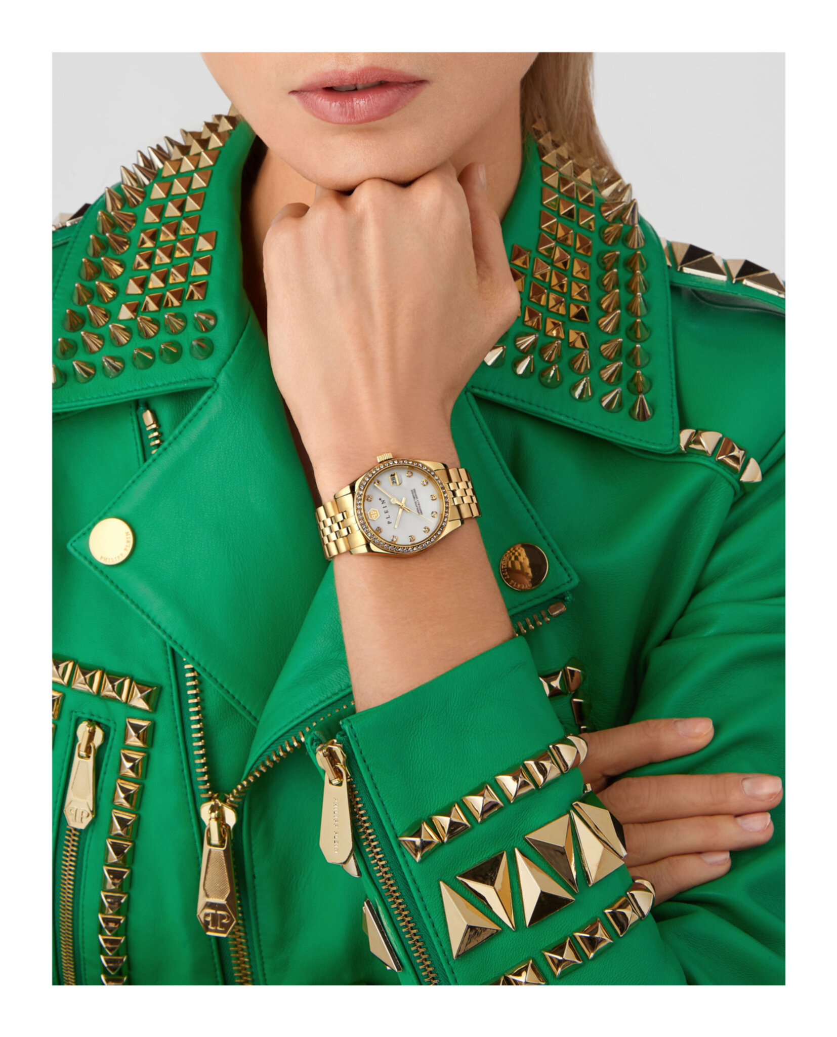 RELOJ PHILIPP PLEIN SUPERLATIVE CRYSTAL ORO ELEGANTE (MUJER) - 5