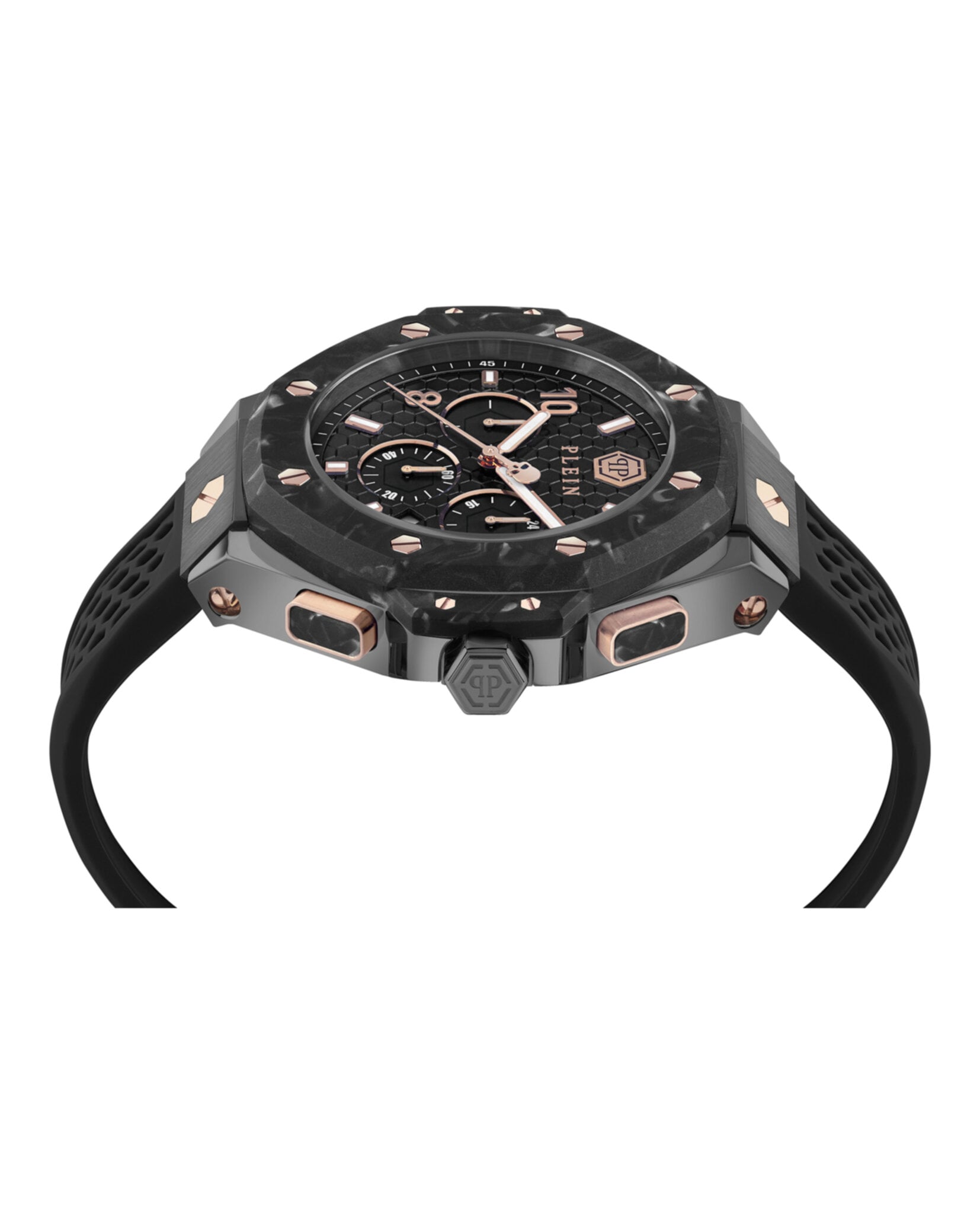 CRONO PHILIPP PLEIN ROYAL SILICONA NEGRO MATE (HOMBRE) - 2