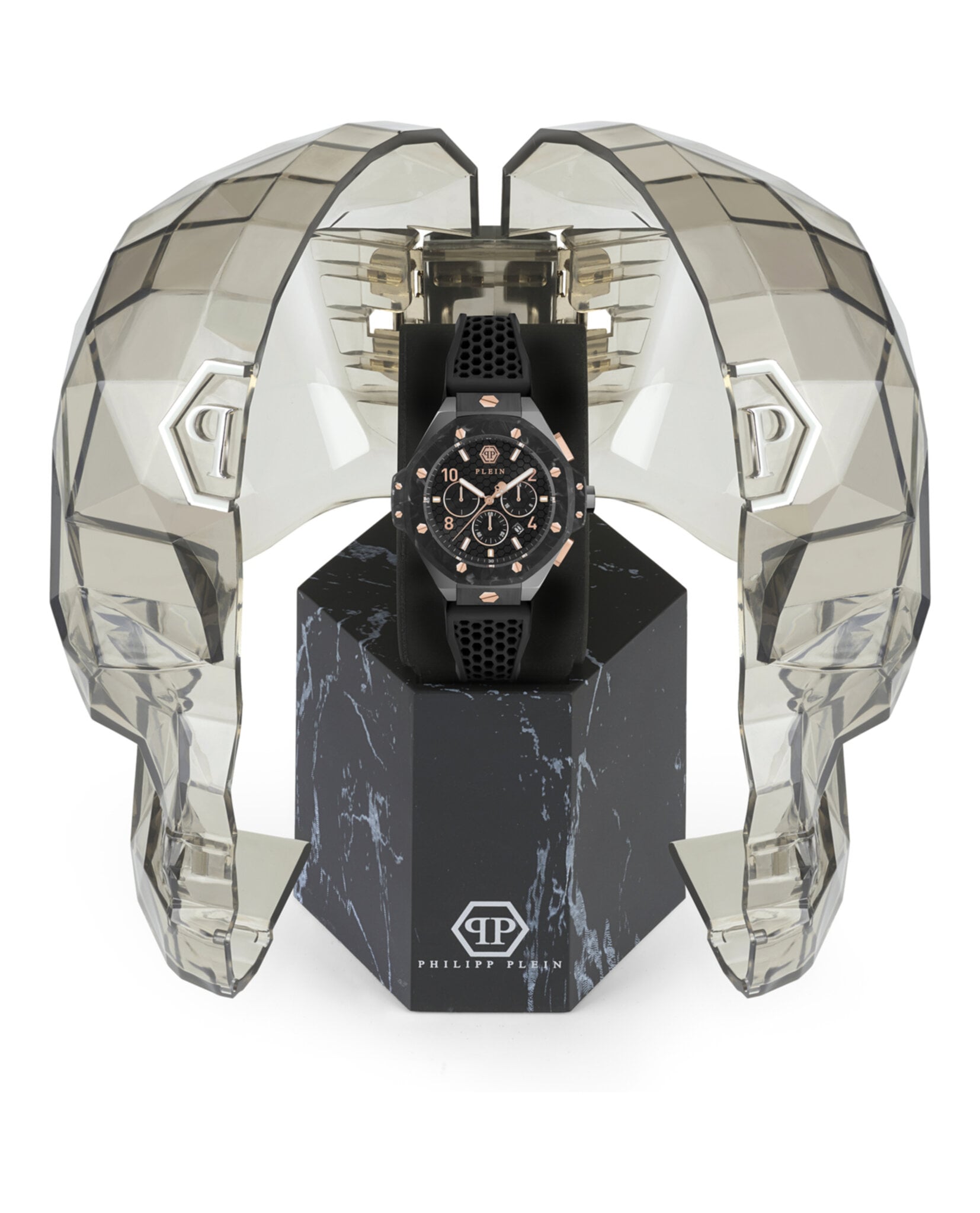 CRONO PHILIPP PLEIN ROYAL SILICONA NEGRO MATE (HOMBRE) - 4