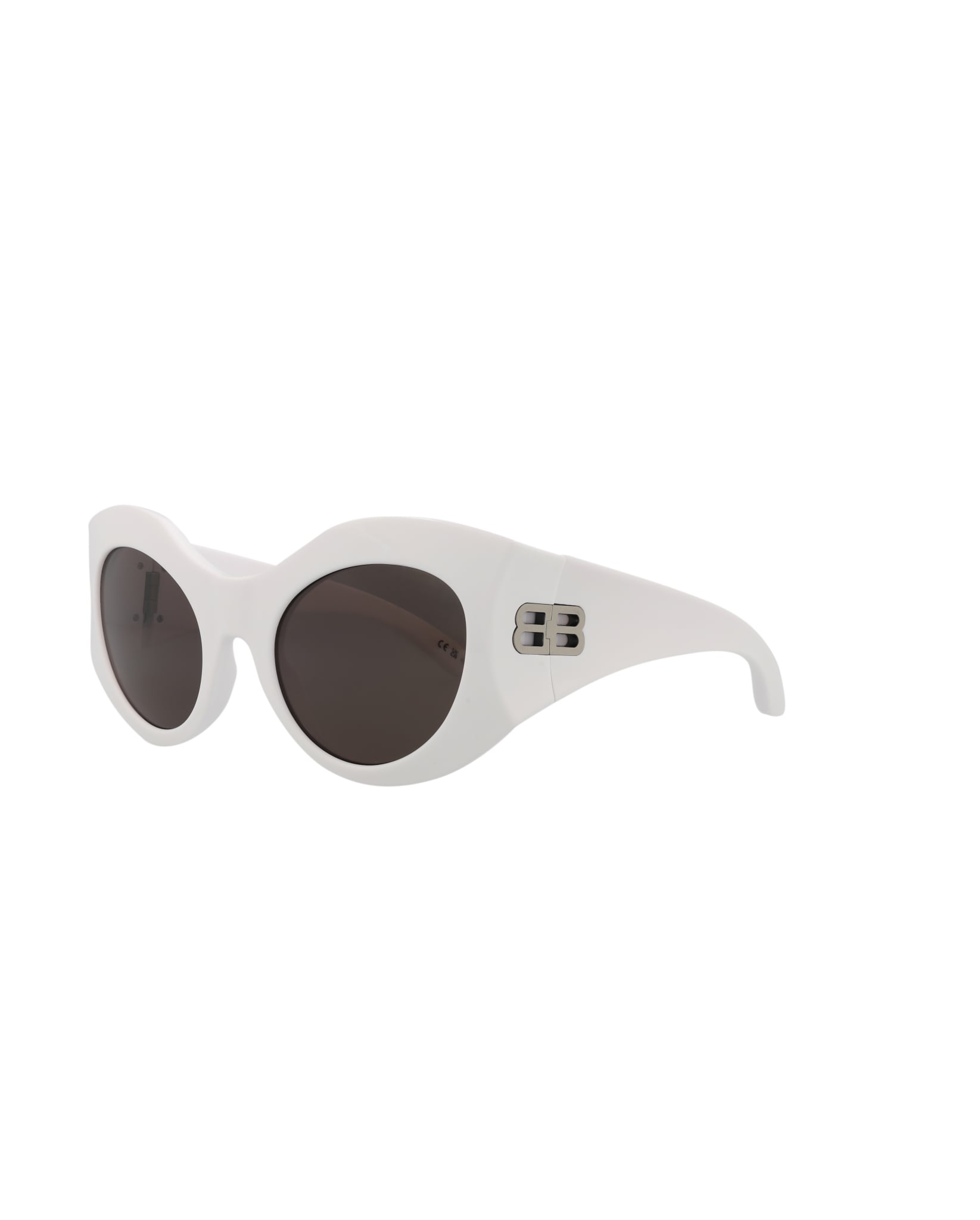 GAFAS DE SOL BALENCIAGA CON MONTURA DE OJO DE GATO BIO INJECTION (MUJER) EN BLANCO BLANCO Y GRI - 2
