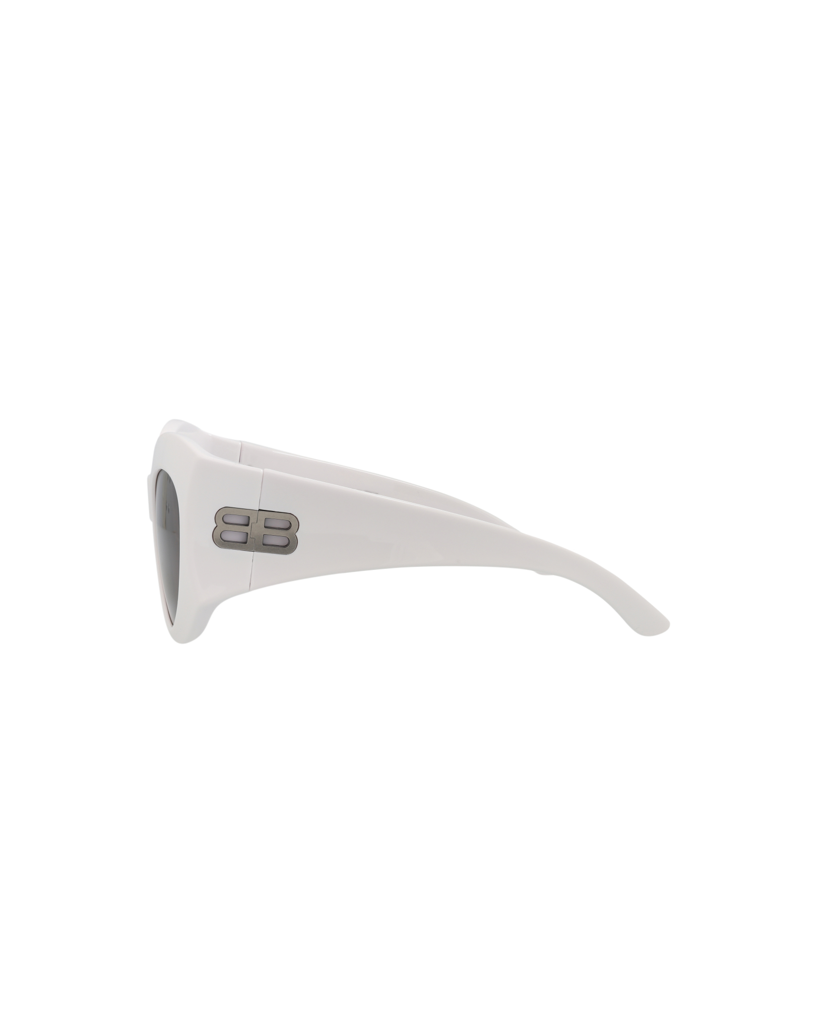 GAFAS DE SOL BALENCIAGA CON MONTURA DE OJO DE GATO BIO INJECTION (MUJER) EN BLANCO BLANCO Y GRI - 3