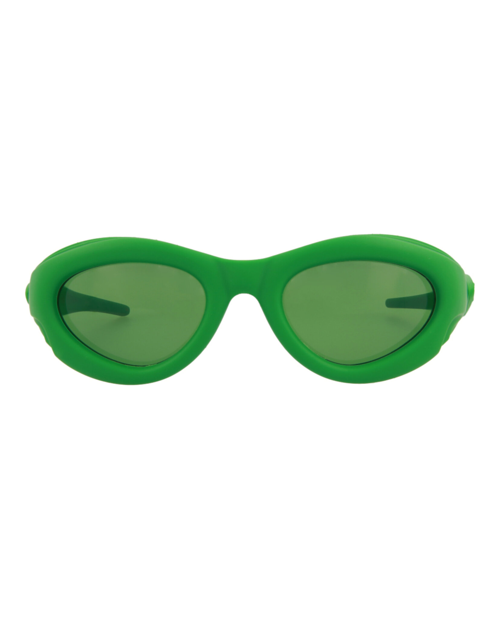 GAFAS DE SOL DE INYECCIÓN BOTTEGA VENETA CON MONTURA REDONDA/OVALADA UNISEX EN VERDE V - 1