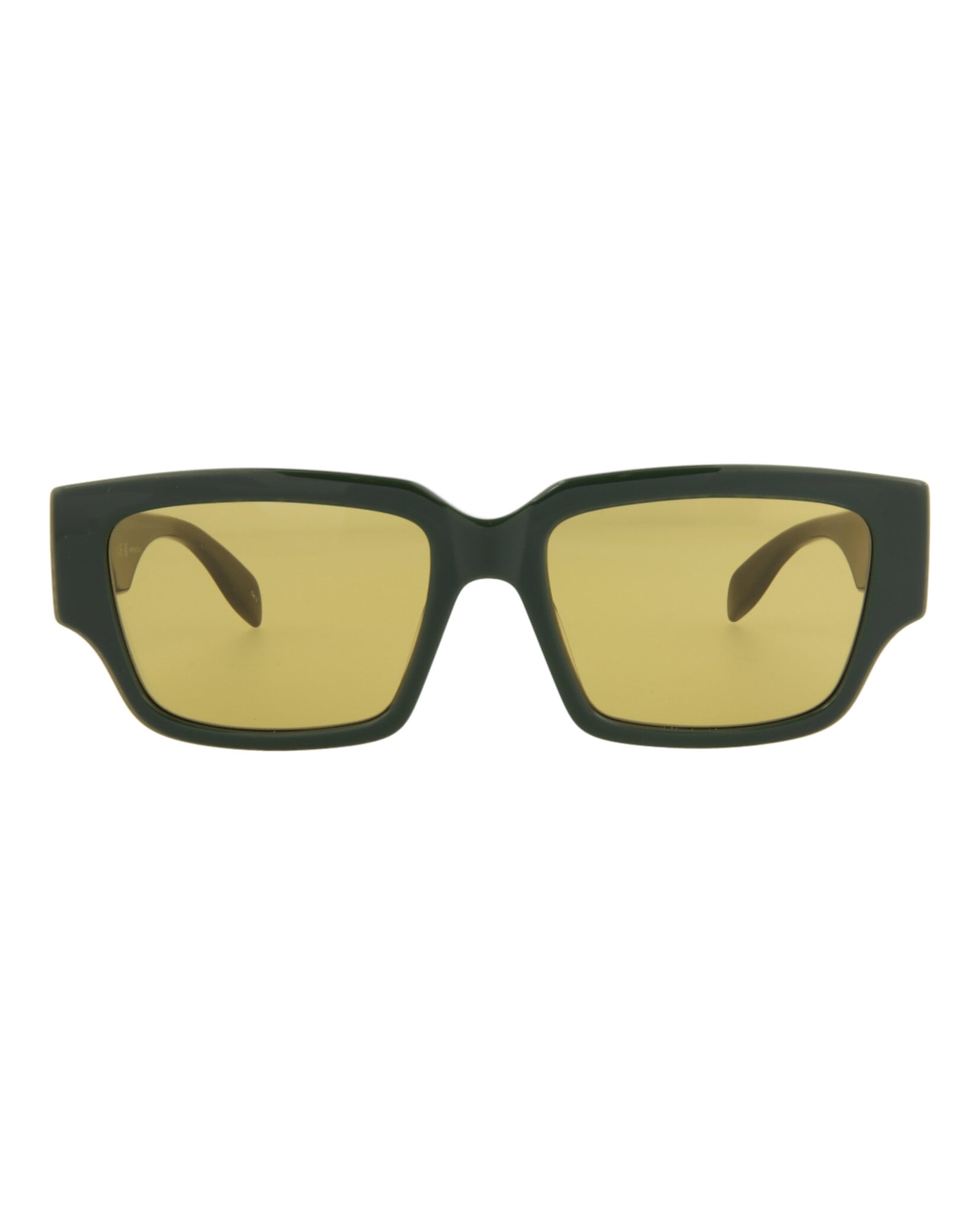 GAFAS DE SOL ALEXANDER MCQUEEN DE ACETATO CON MONTURA CUADRADA/RECTANGULAR (HOMBRE) EN VERDE VER - 1