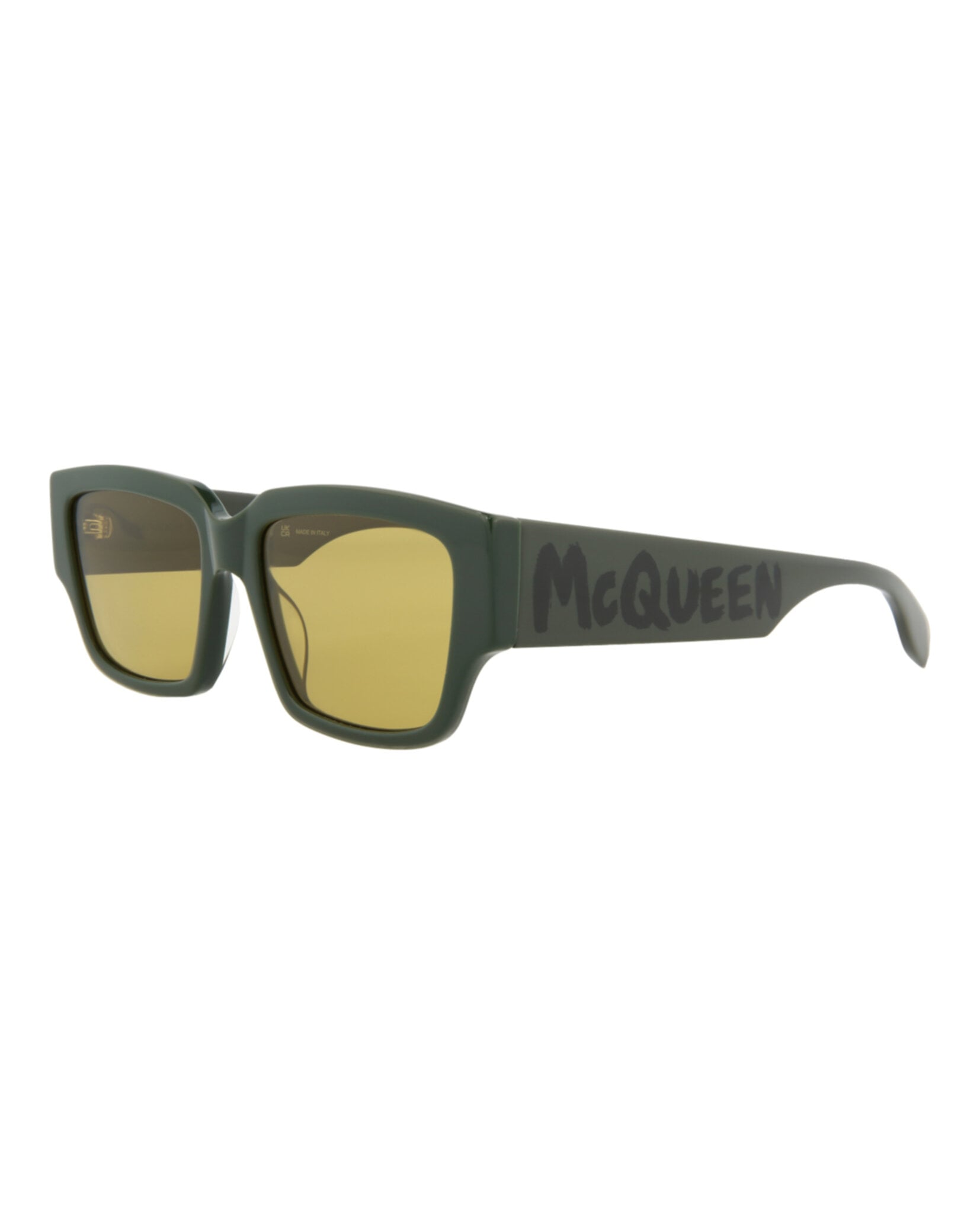 GAFAS DE SOL ALEXANDER MCQUEEN DE ACETATO CON MONTURA CUADRADA/RECTANGULAR (HOMBRE) EN VERDE VER - 2