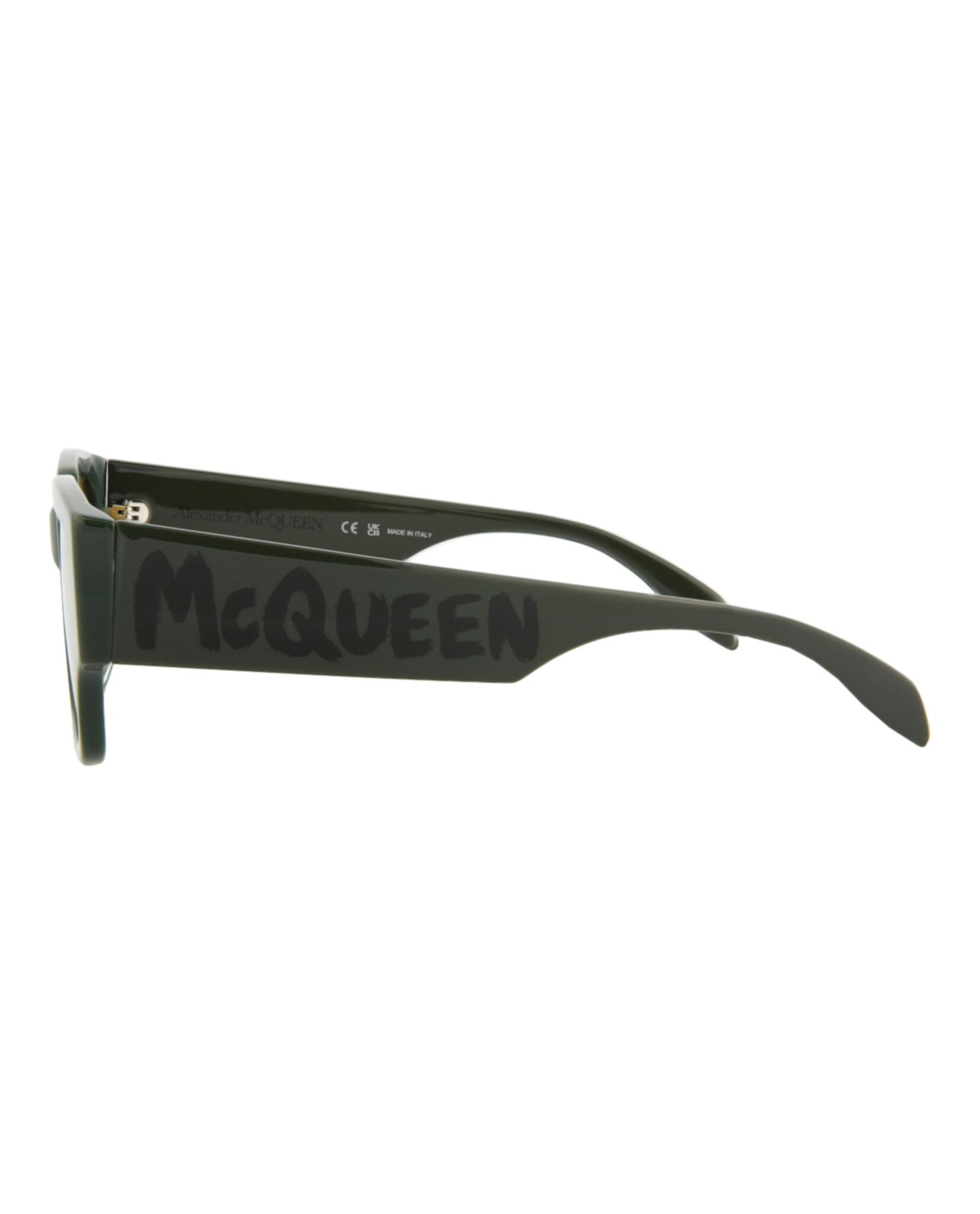 GAFAS DE SOL ALEXANDER MCQUEEN DE ACETATO CON MONTURA CUADRADA/RECTANGULAR (HOMBRE) EN VERDE VER - 3