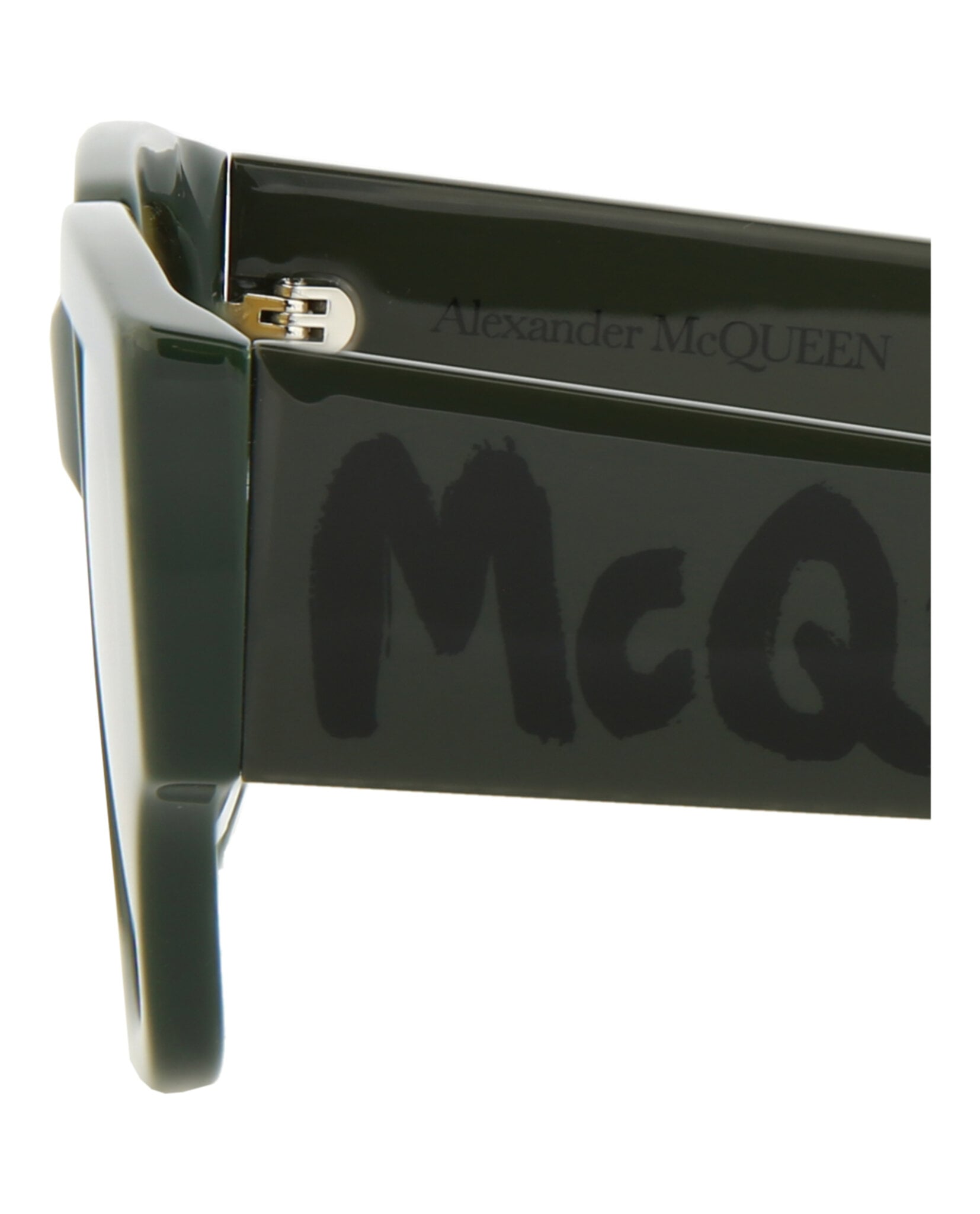 GAFAS DE SOL ALEXANDER MCQUEEN DE ACETATO CON MONTURA CUADRADA/RECTANGULAR (HOMBRE) EN VERDE VER - 4