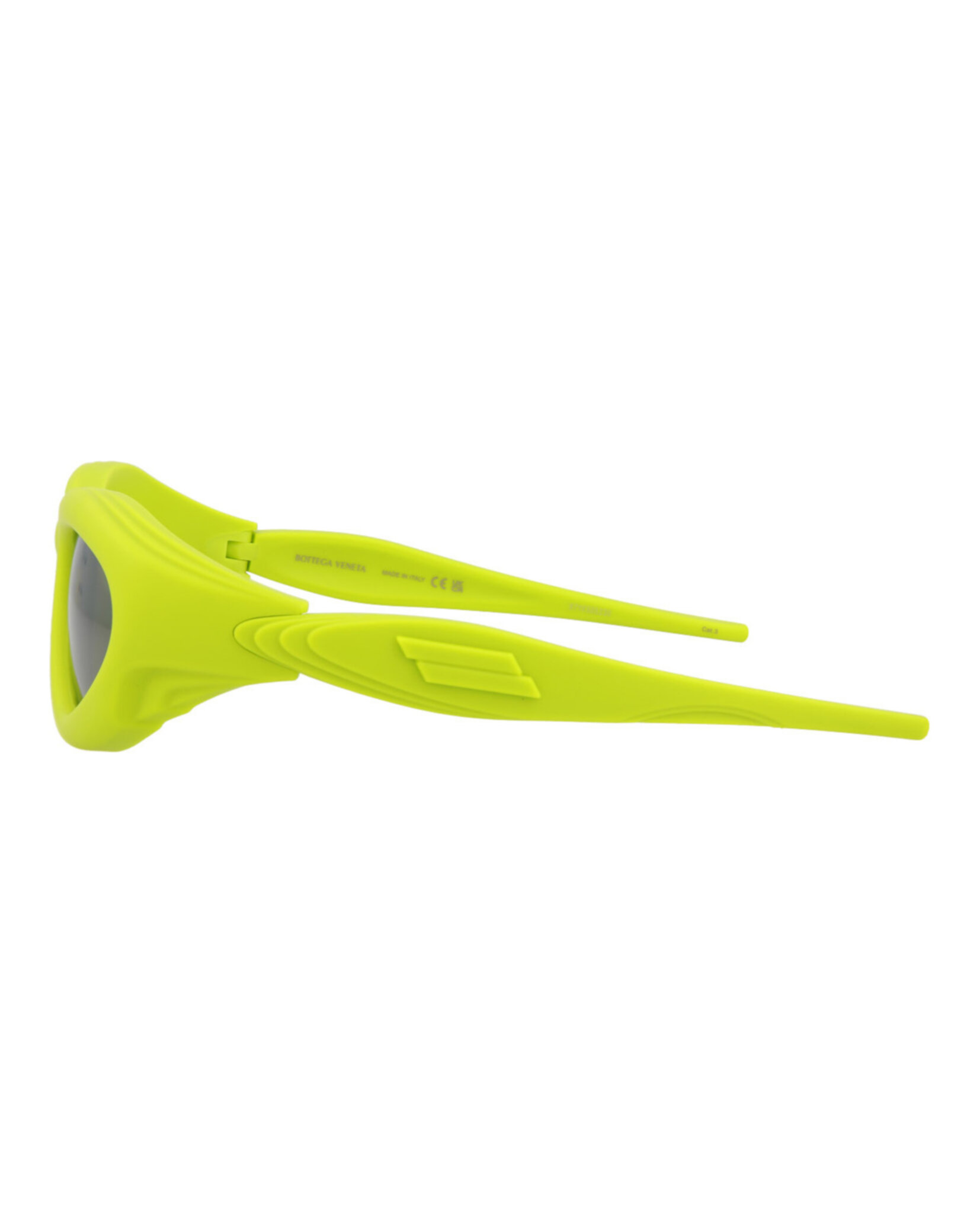 GAFAS DE SOL BOTTEGA VENETA DE INYECCIÓN CON MONTURA OVALADA UNISEX EN VERDE VERDE Y V - 3