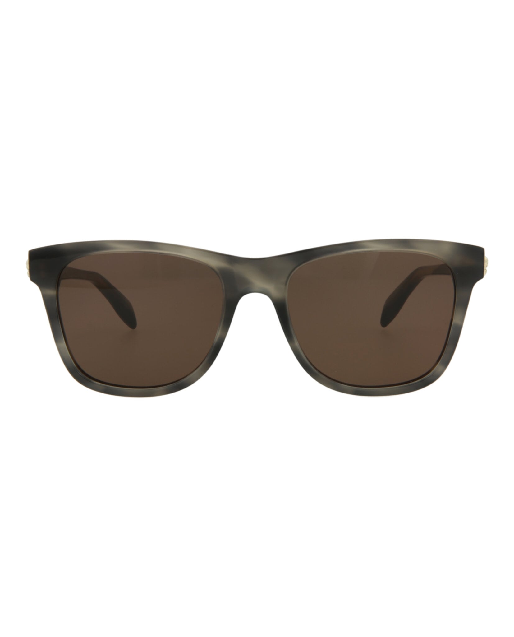 GAFAS DE SOL DE ACETATO CON MONTURA CUADRADA DE ALEXANDER MCQUEEN UNISEX GRIS - 1